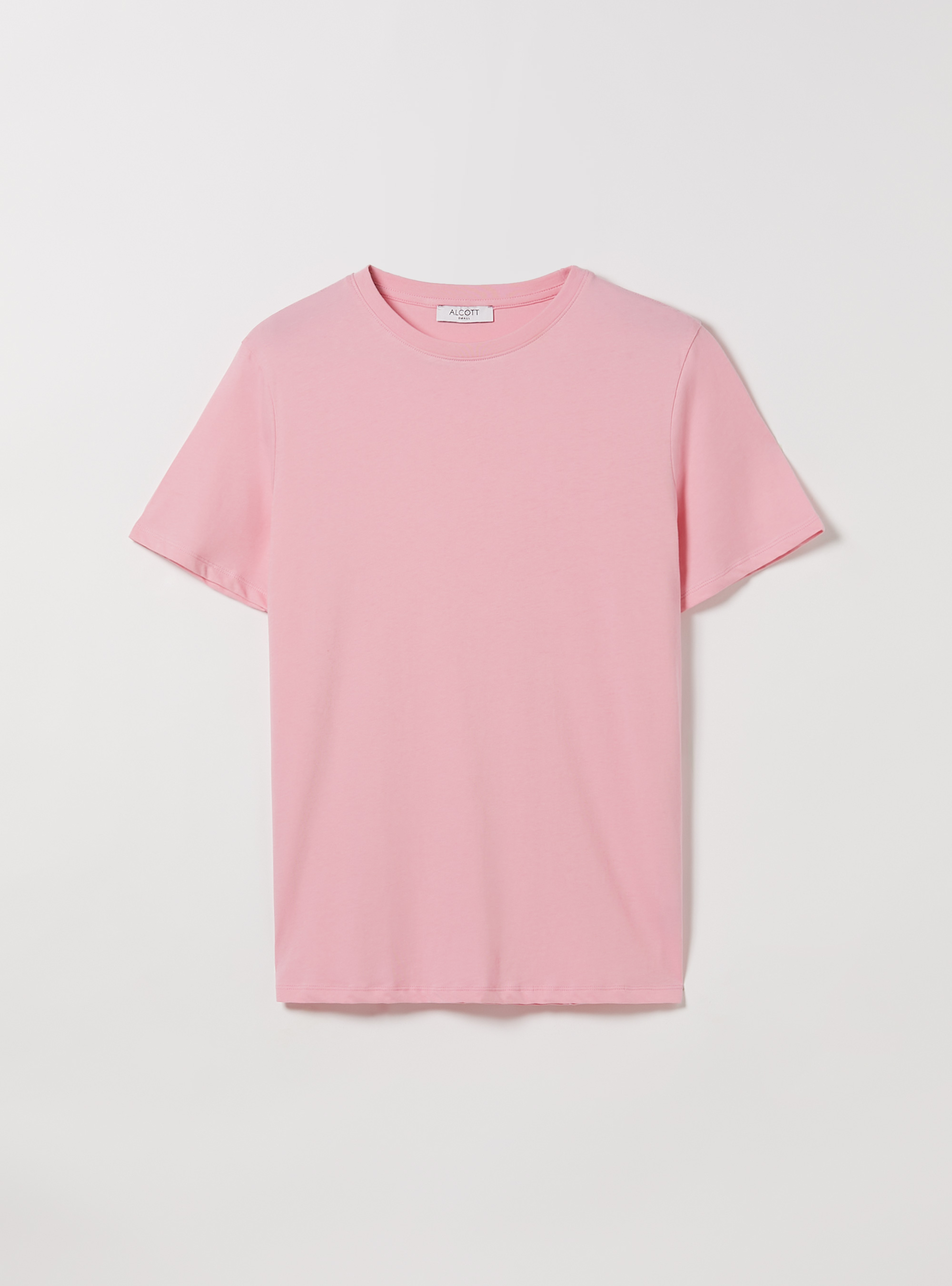 Crew-neck cotton T-shirt, PK2 PINK MEDIUM