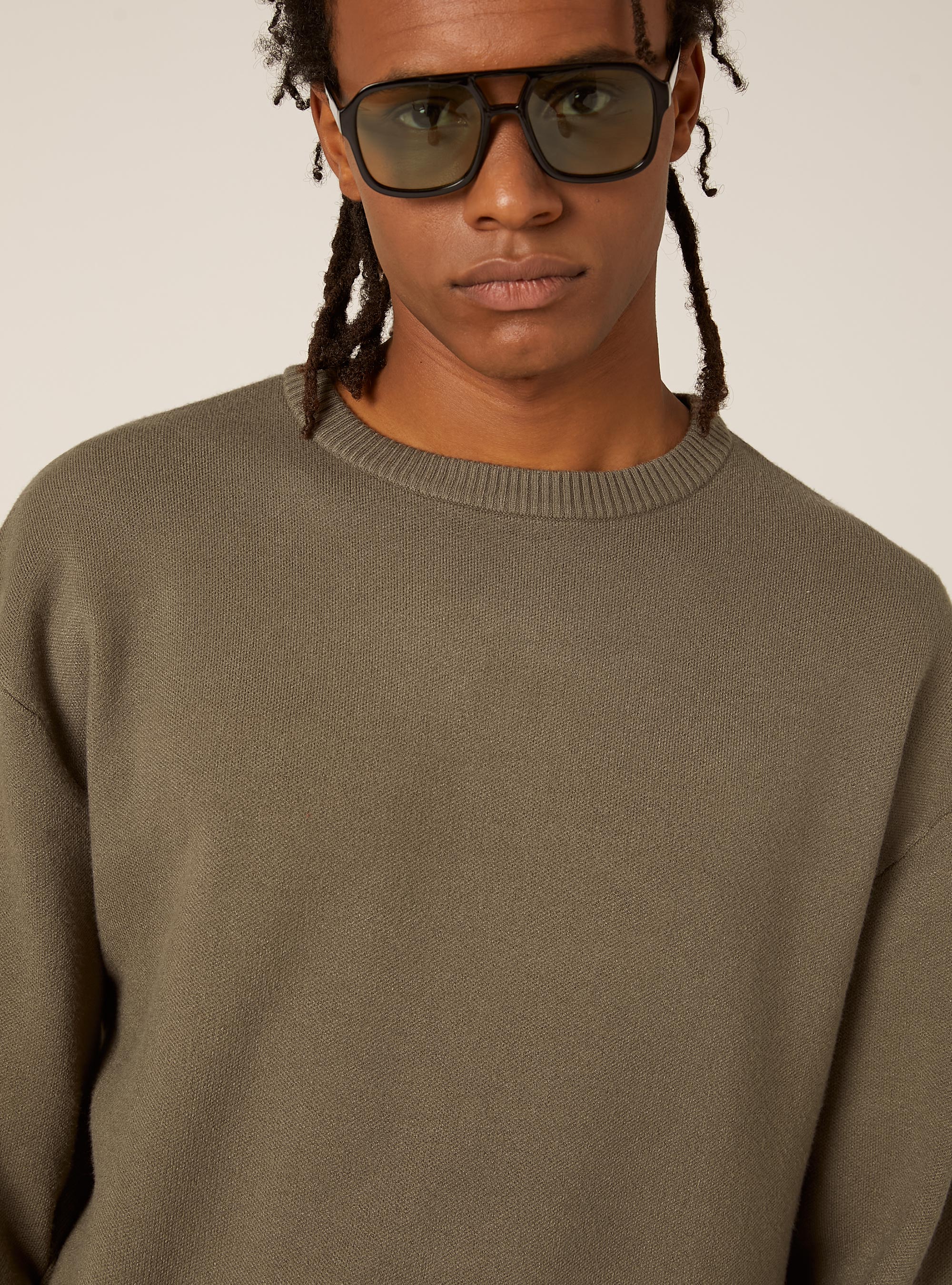 Pull-over doux coupe carrée, KY2 KAKY MEDIUM