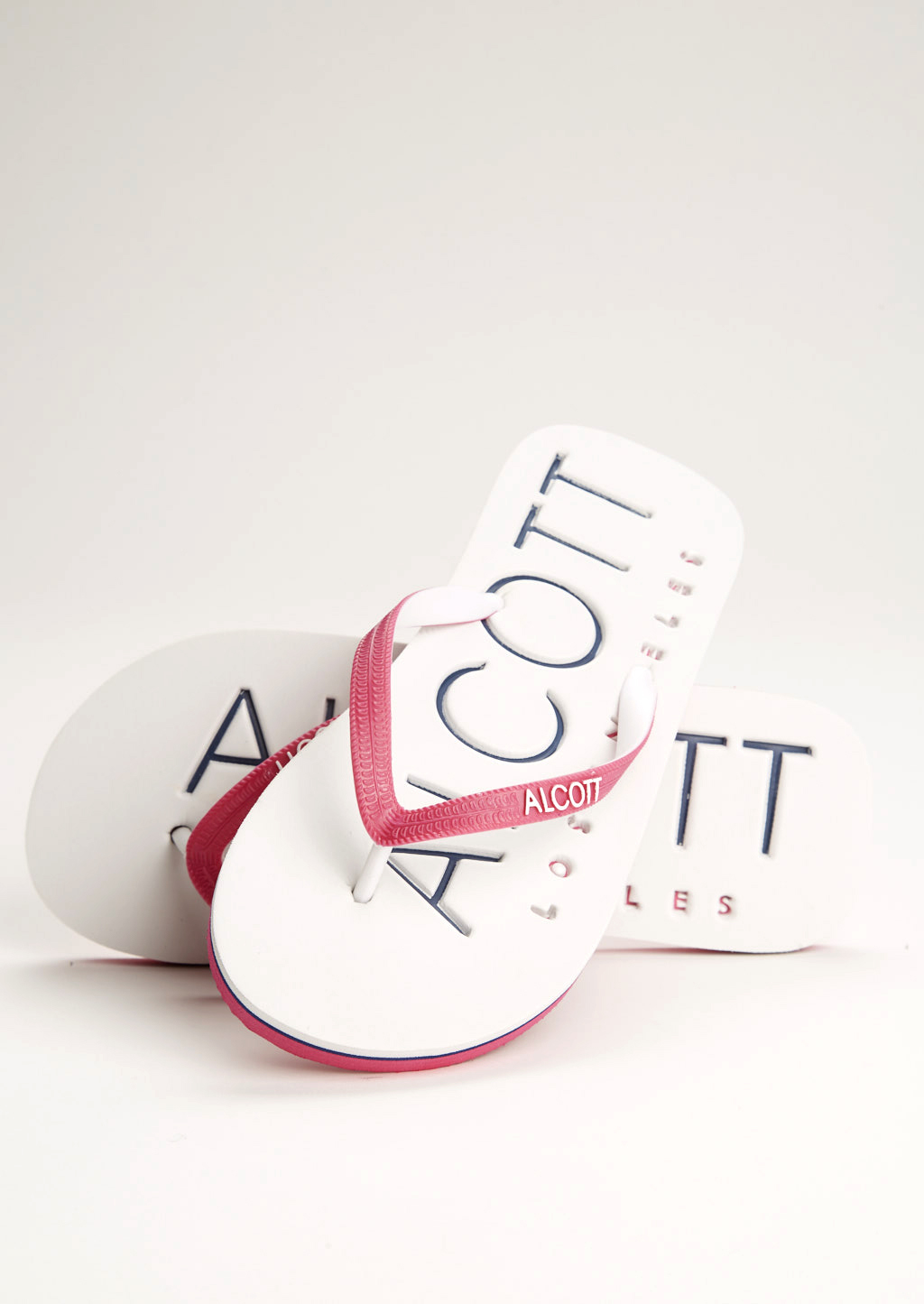 Sandali bassi infradito, BIANCO