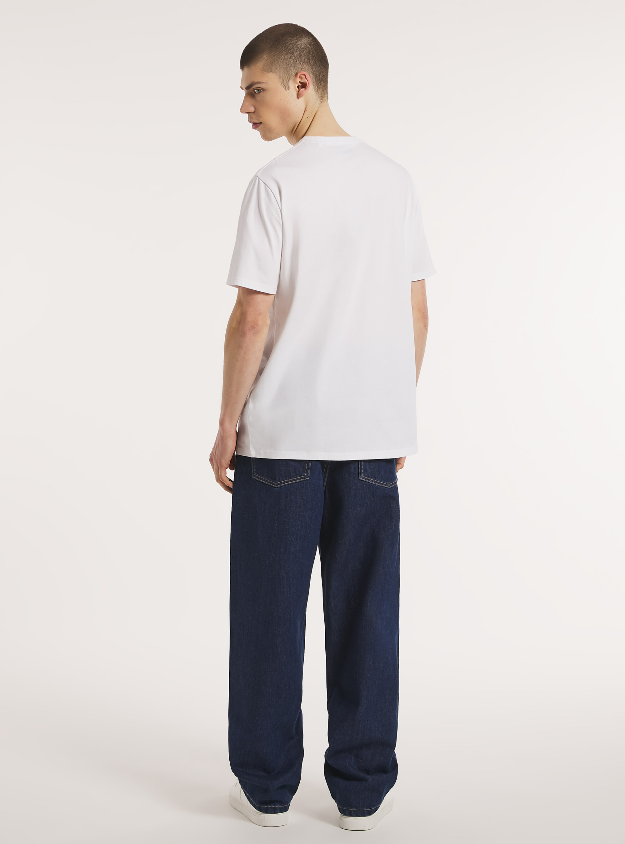 Baggy fit jeans, D001 DEEP BLUE