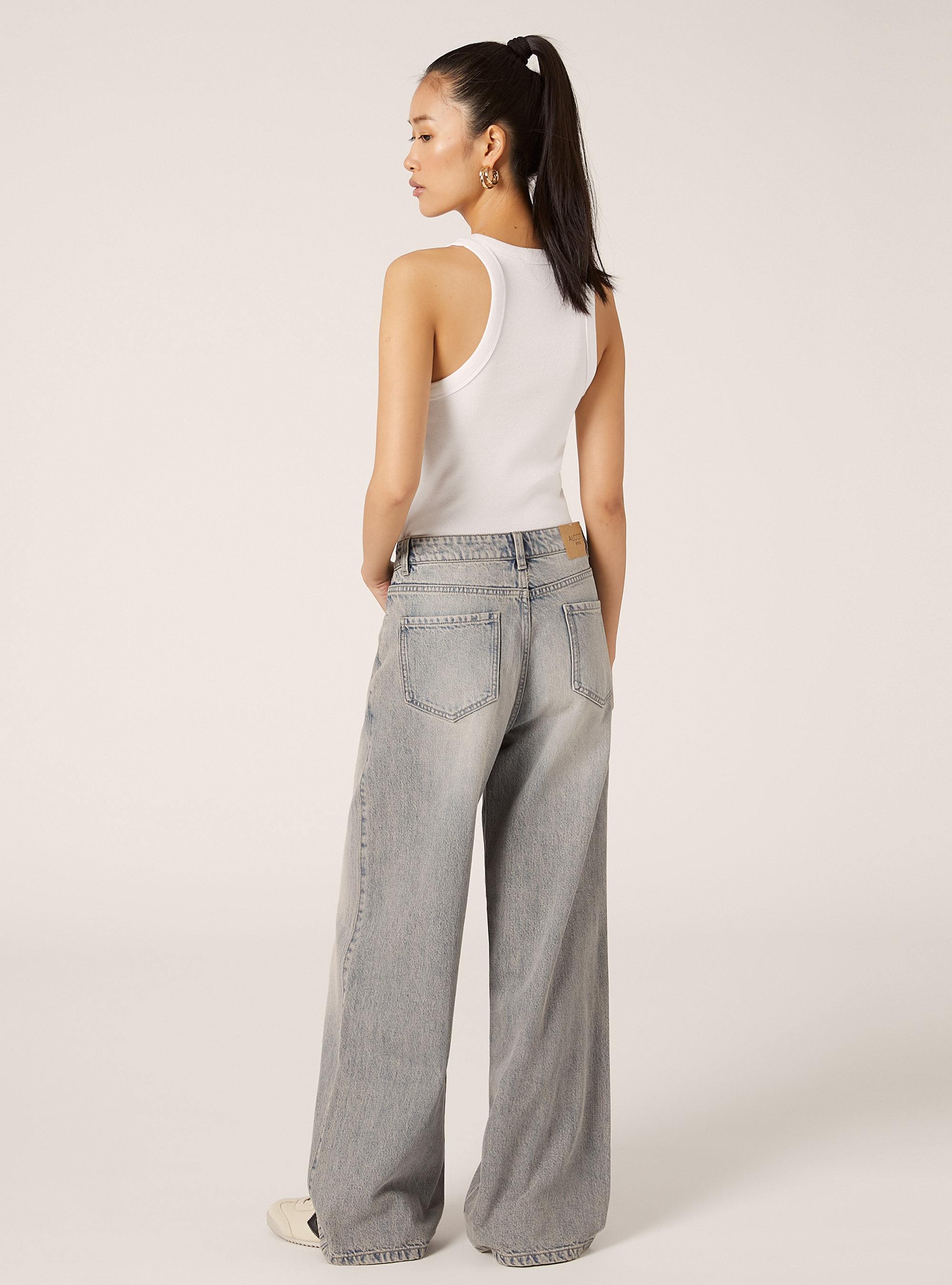 Baggy fit jeans, D004 MEDIUM LIGHT BLUE