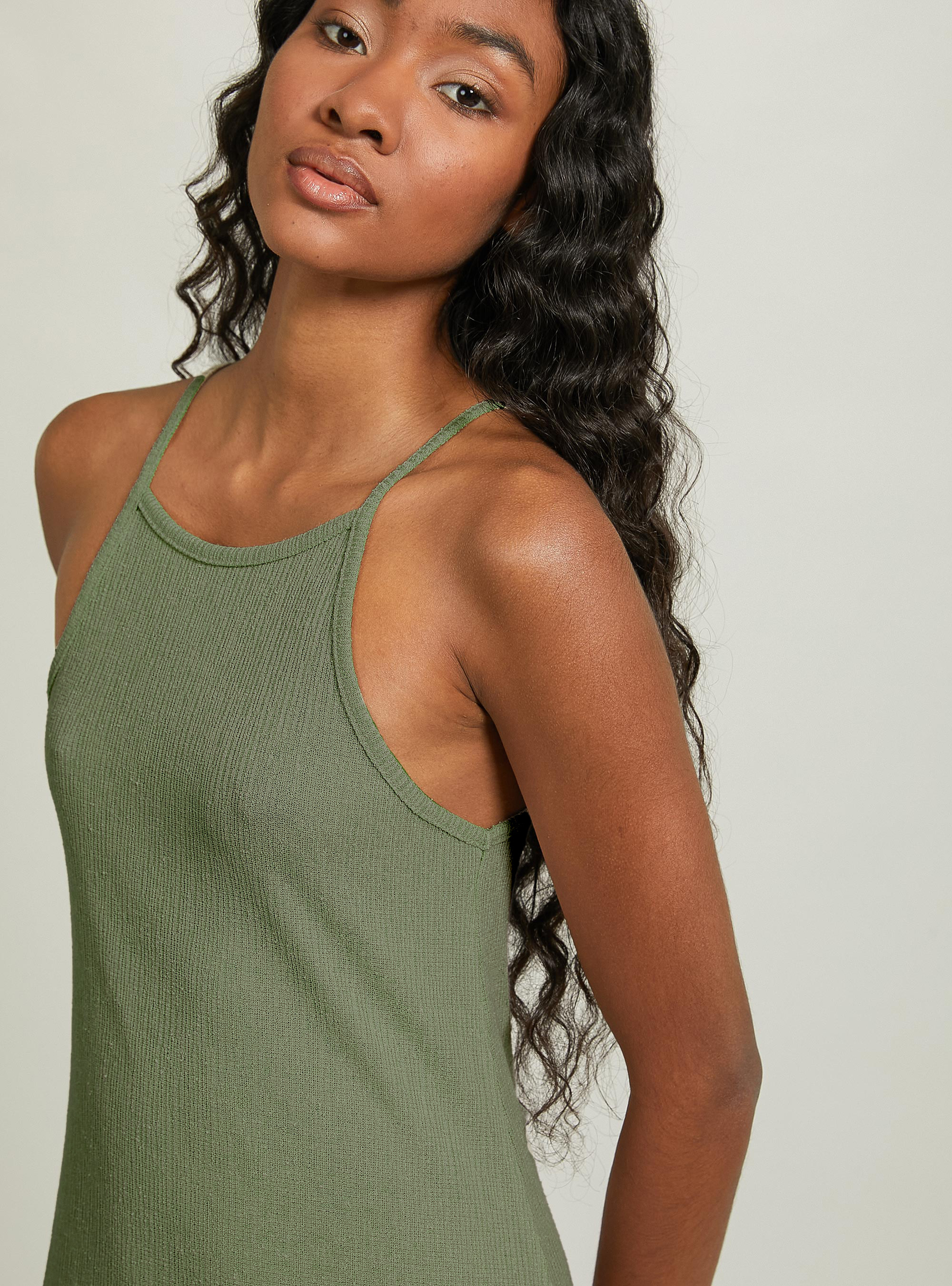 Vestito midi con scollo halter, KY3 KAKY LIGHT