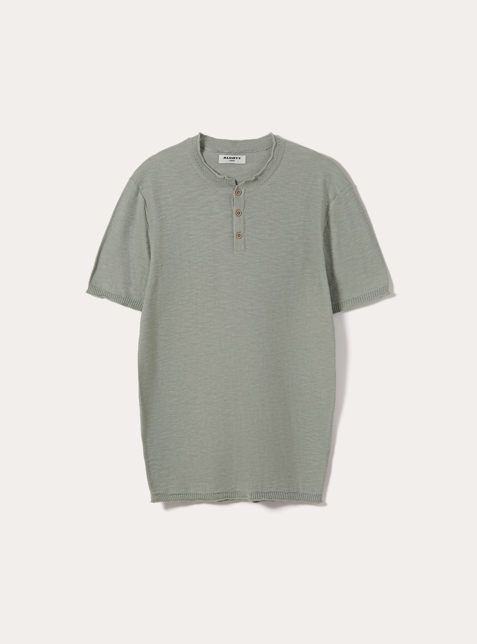 Pullover leggero con collo serafino, SALVIA CHIARO