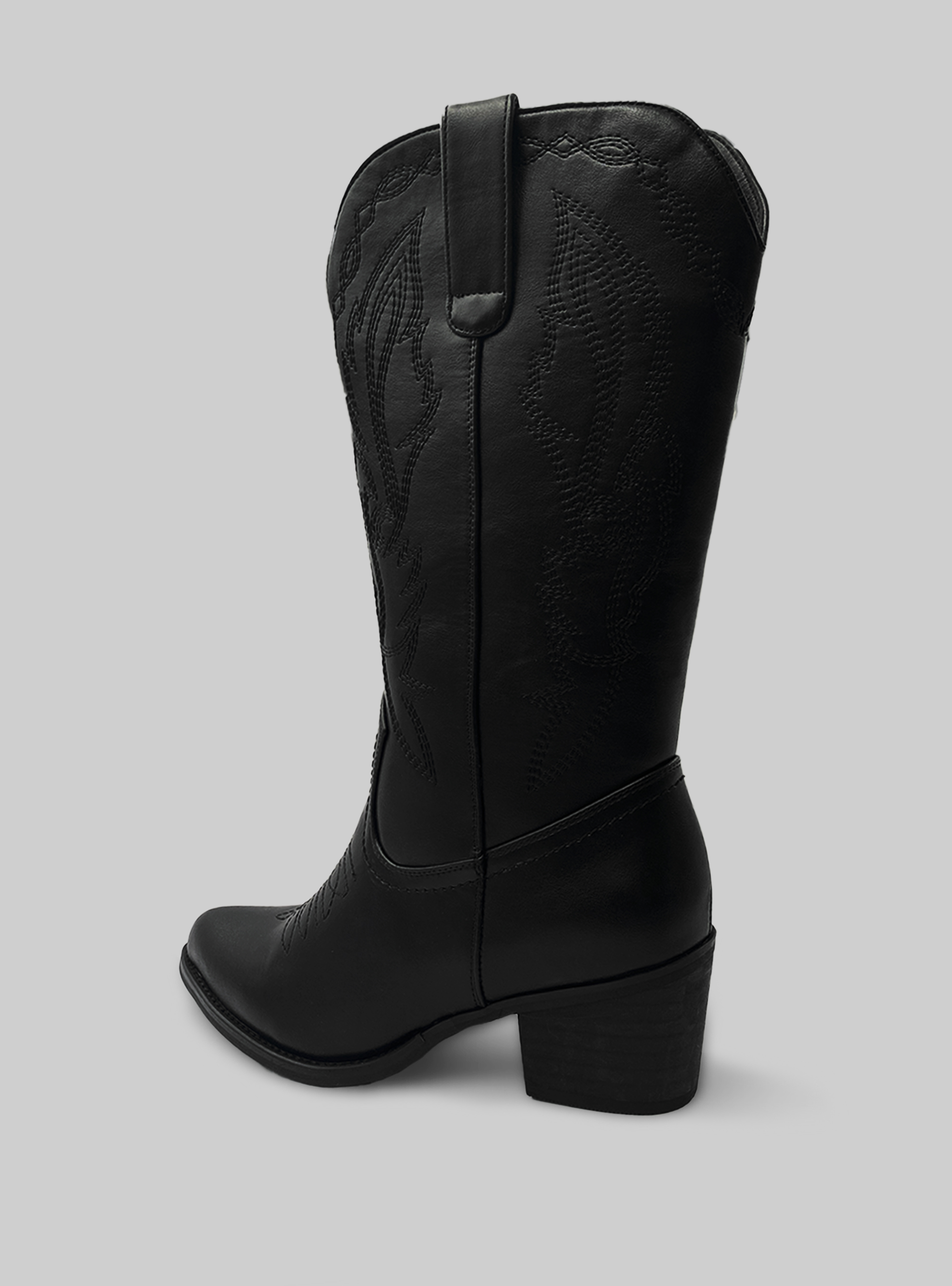 Leather-effect camperos, BK1 BLACK