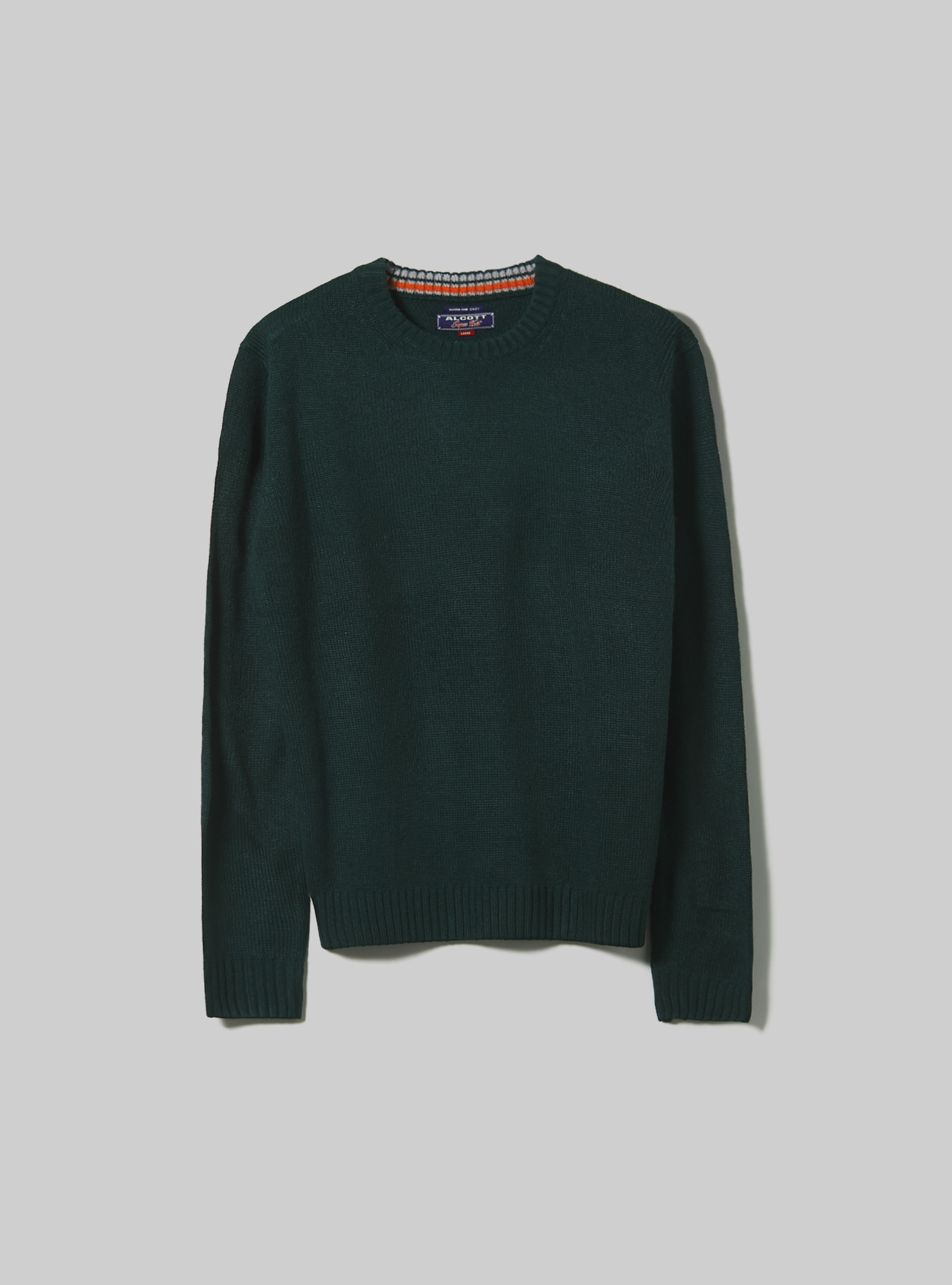 Pullover caldo effetto cachemire, GN1 GREEN DARK