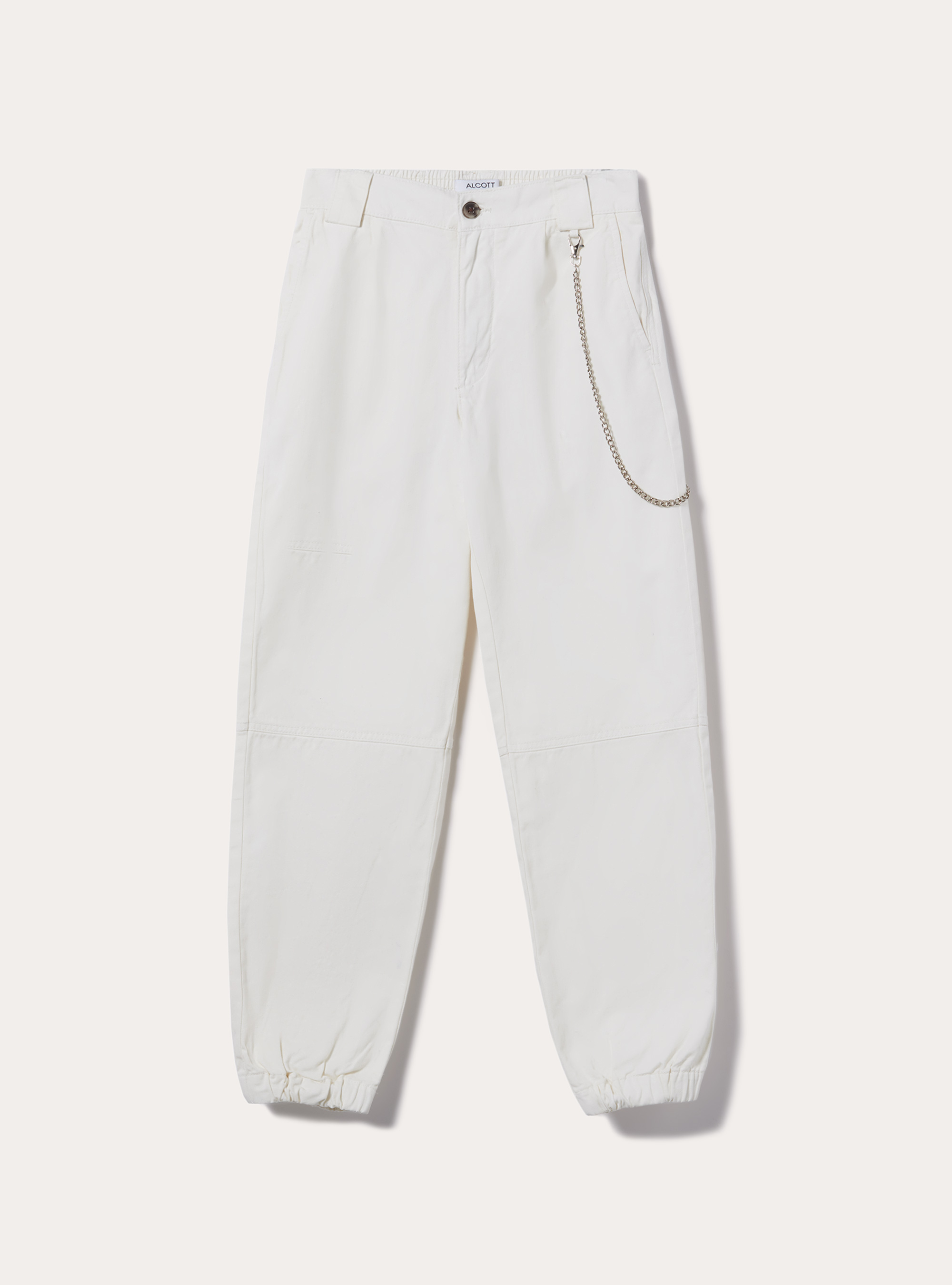 Pantalon Blanco Lino Hombre Joggers Y Bermudas Loungewear Para