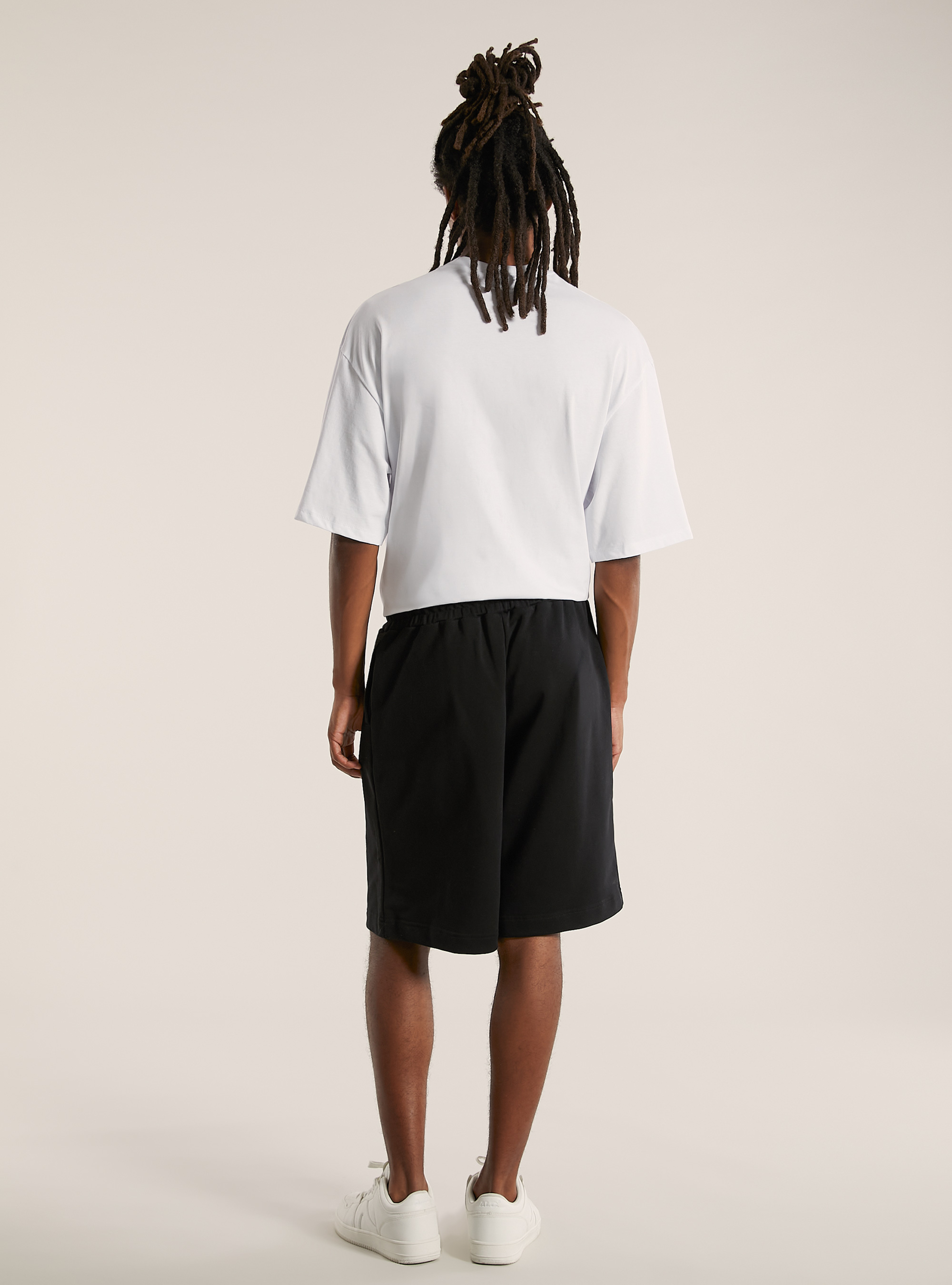Bermuda baggy fit Genderless, BK1 BLACK