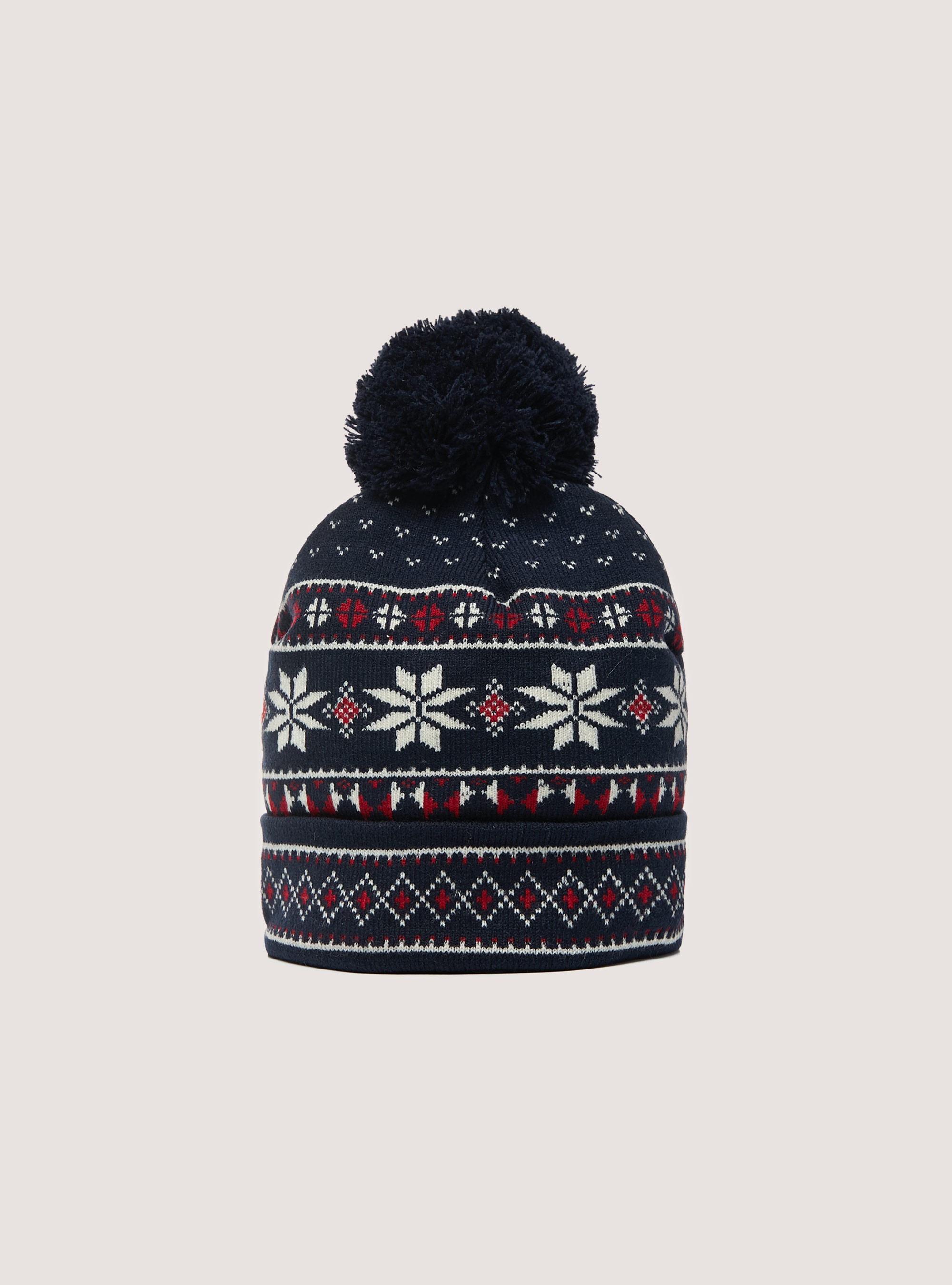 Cappello Christmas Collection con pon pon, NA1 NAVY DARK