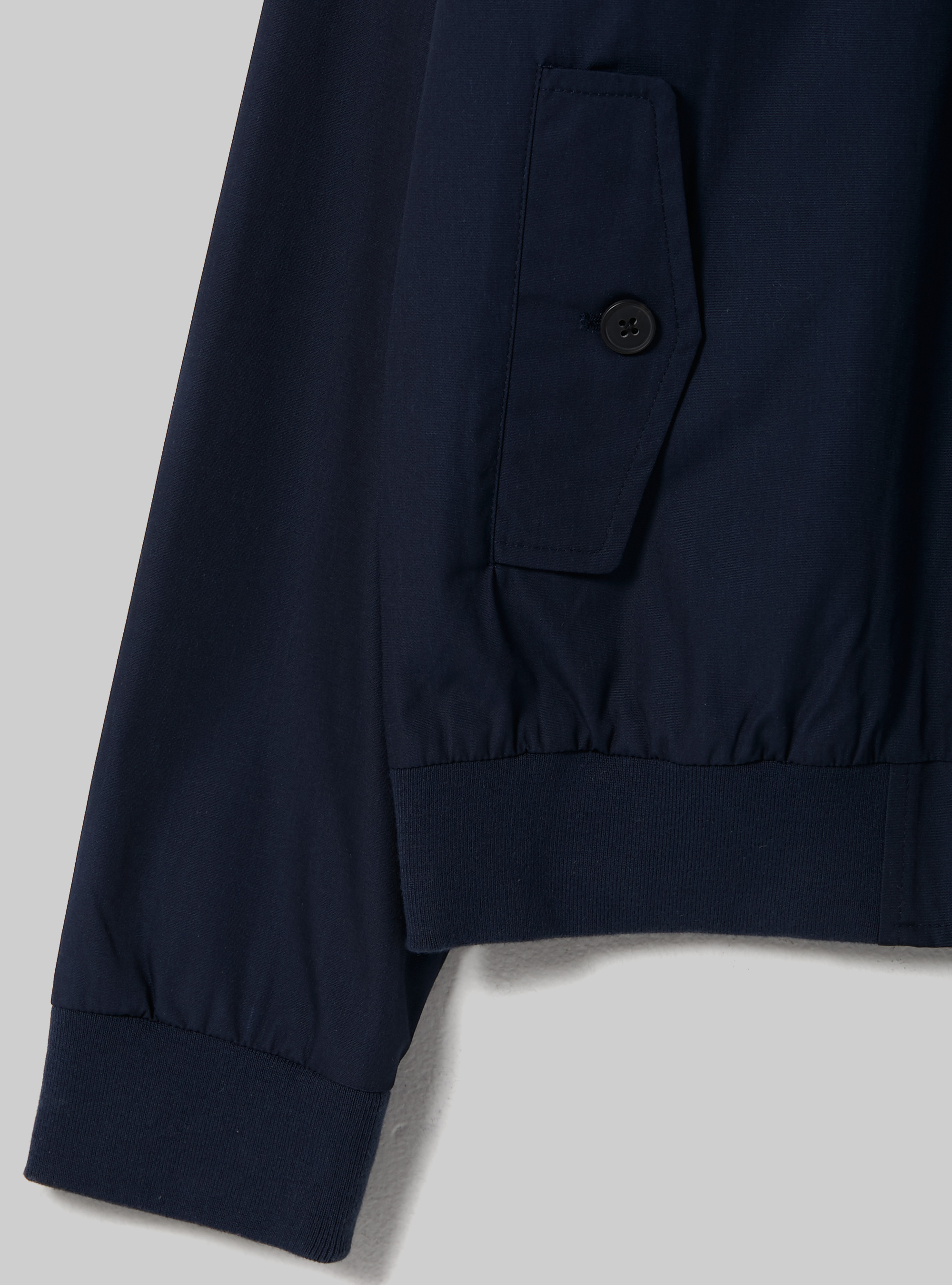 Cotton Blend Bomber Jacket, NA3 NAVY LIGHT