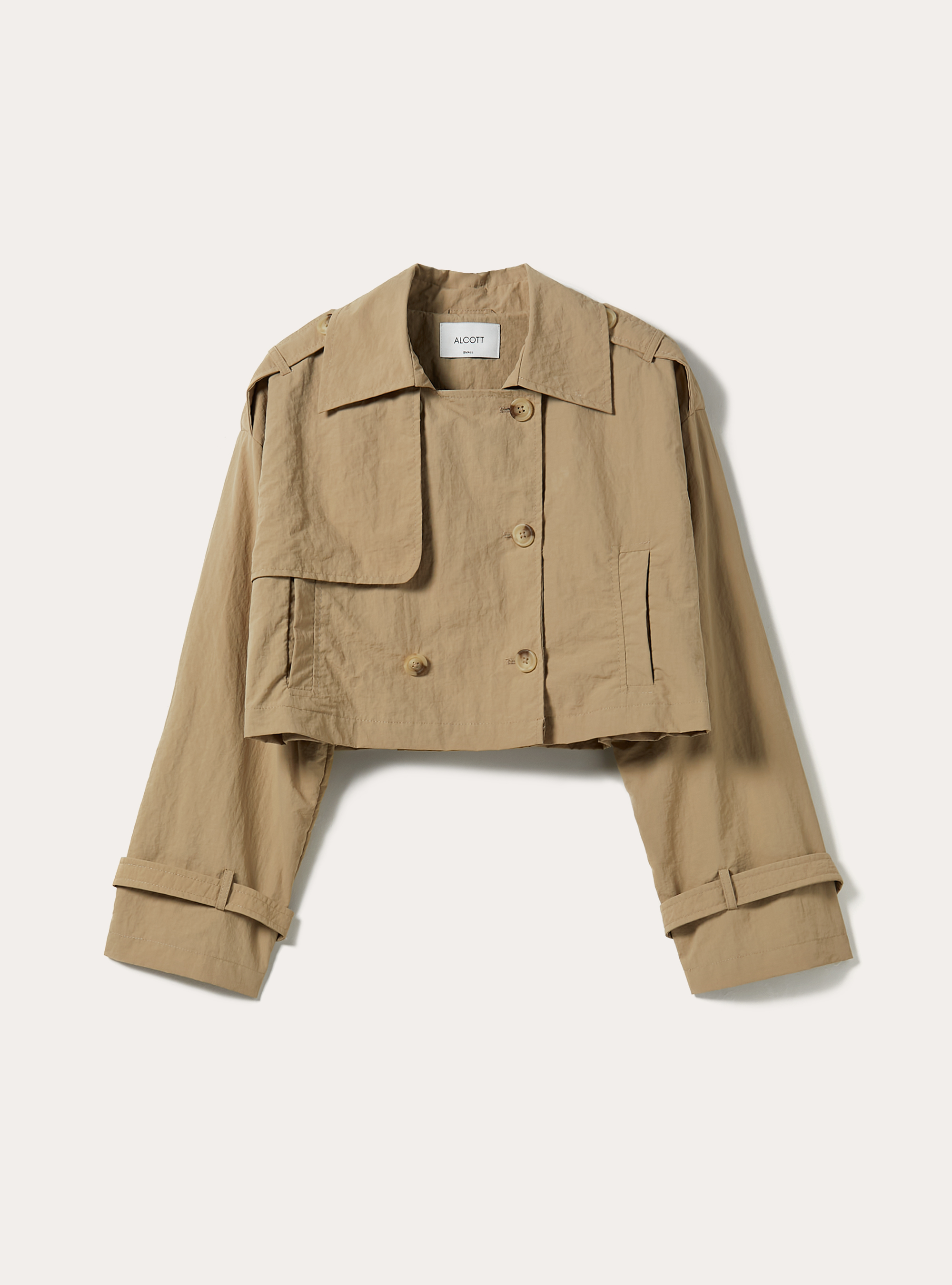 Trench court doux, BG3 BEIGE LIGHT