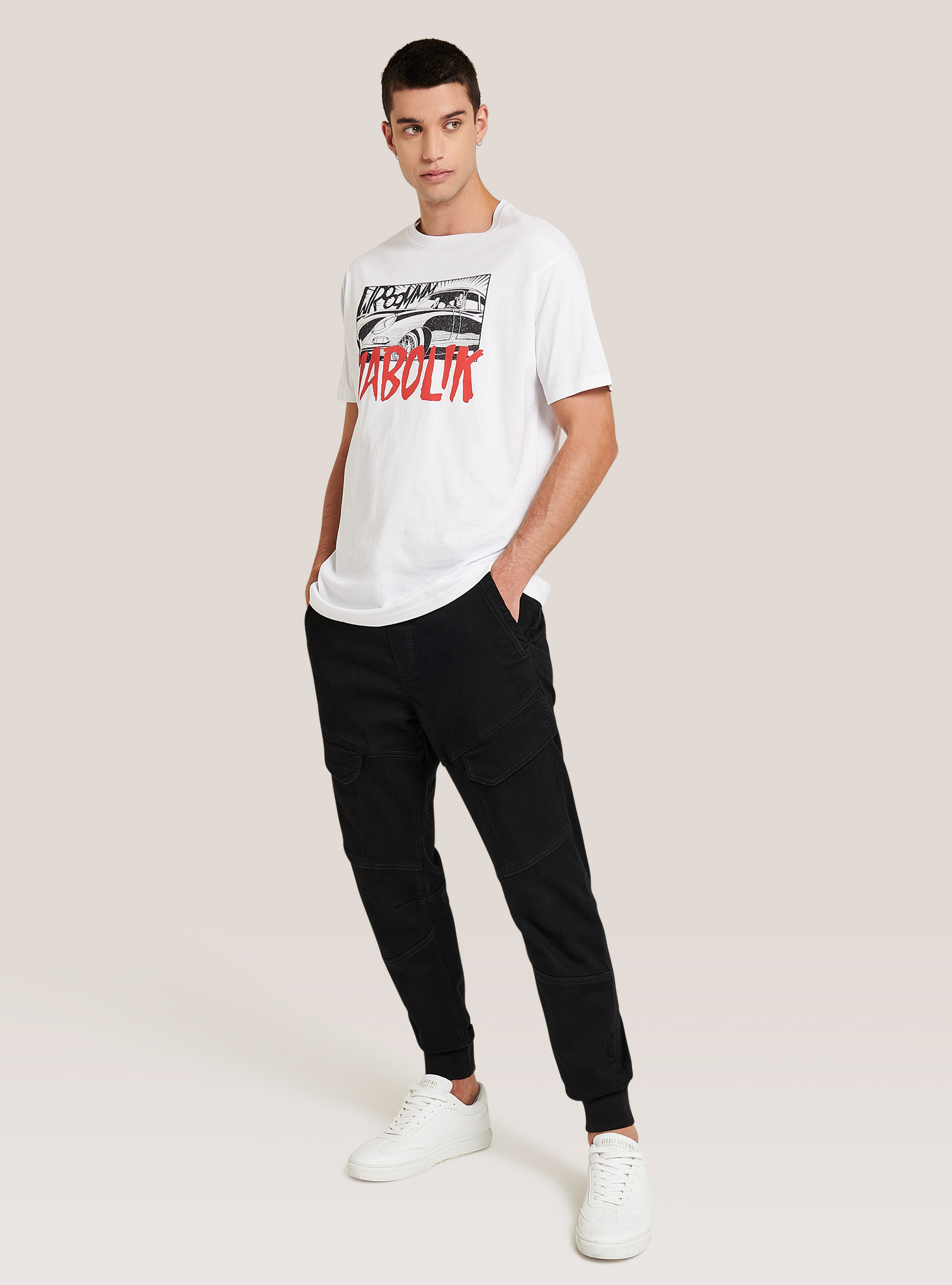 Maglietta Diabolik x Alcott, BIANCO