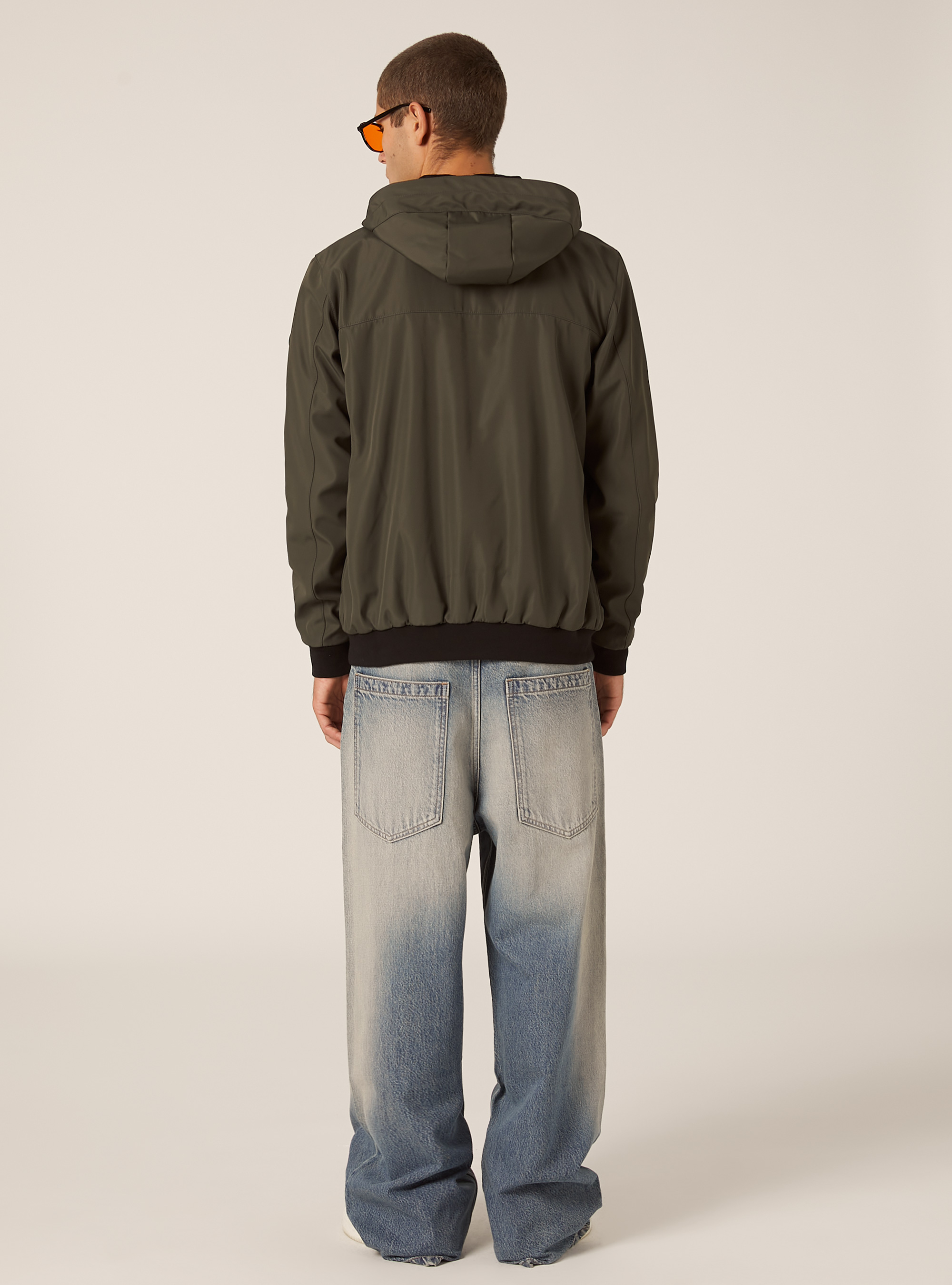 Blouson coupe-vent à capuche, KY1 KAKY DARK