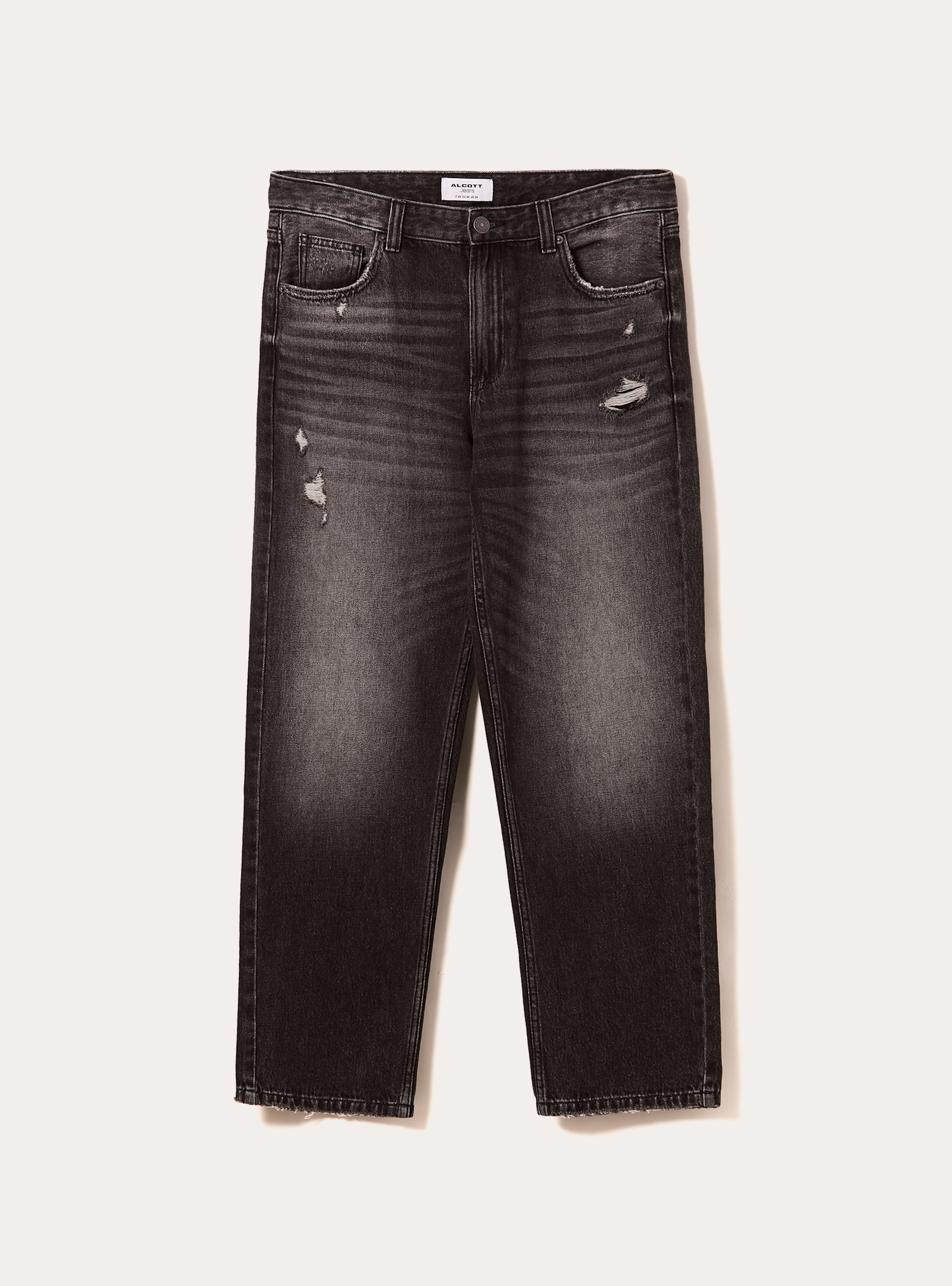 Vaqueros de corte cónico, D000 BLACK