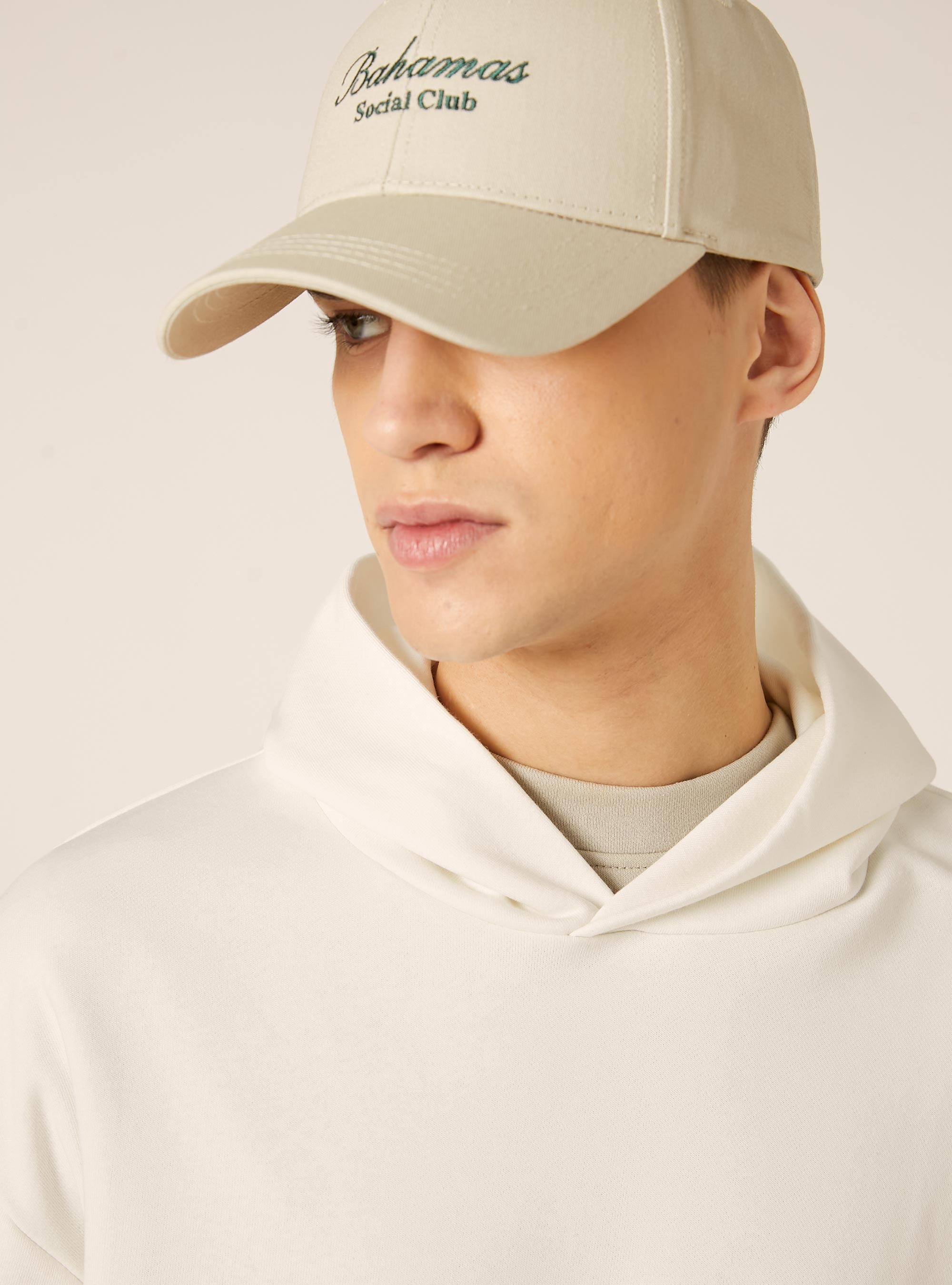 Boxy fit hooded sweatshirt, WH2 WHITE
