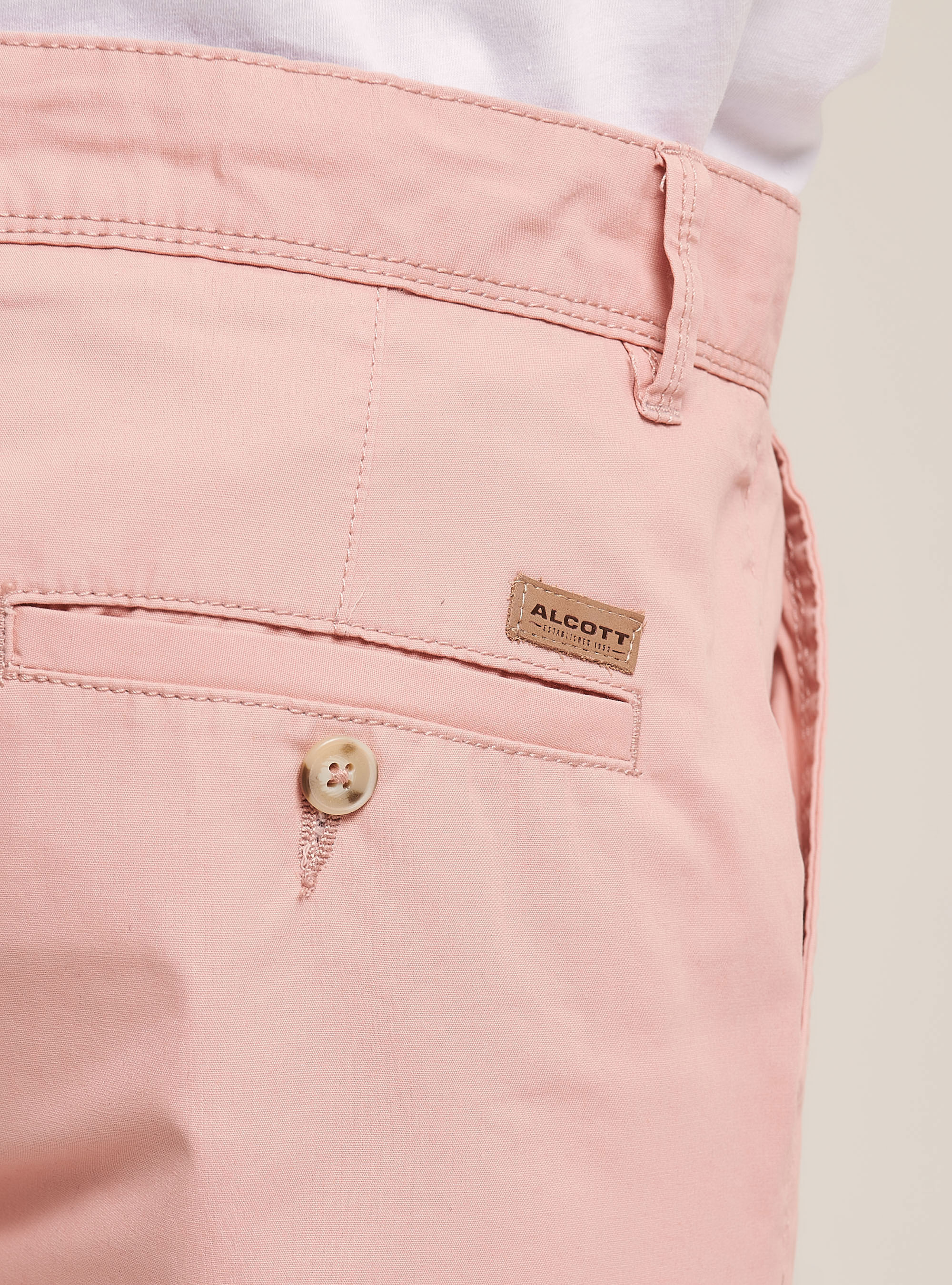 Bermudashorts aus Segeltuchstoff, C5503 PINK