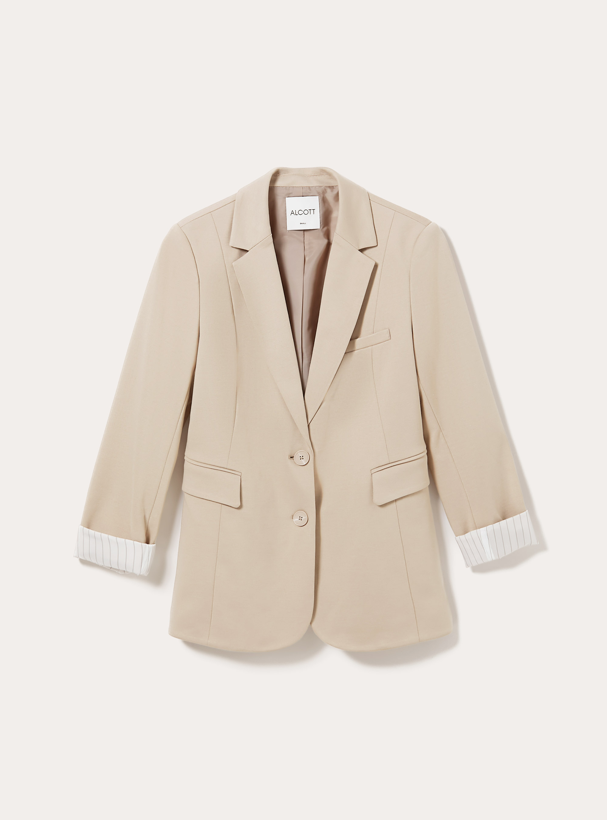 Jersey blazer, BG3 BEIGE LIGHT