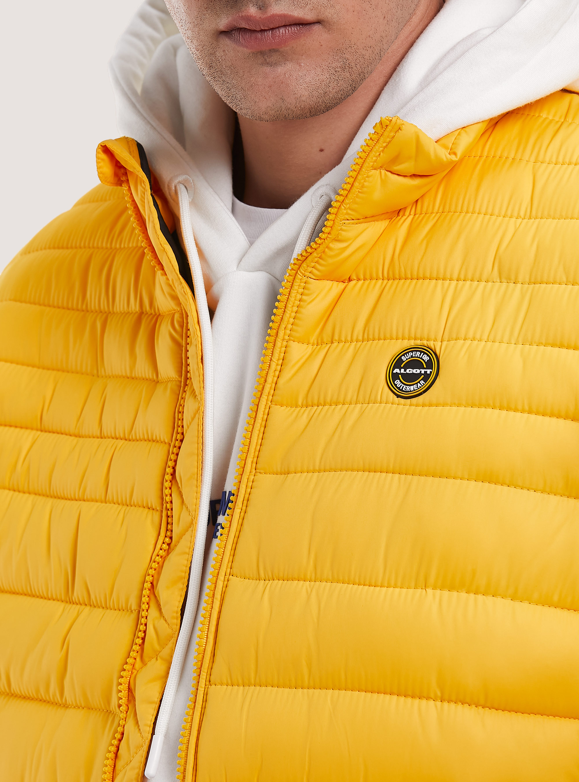 Smanicato con imbottitura riciclata, YE2 YELLOW MEDIUM