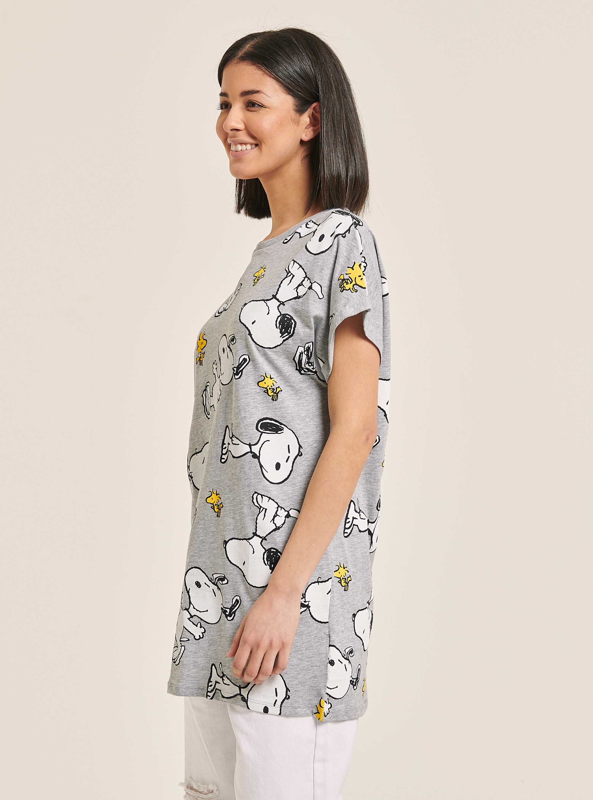 T-shirt The Peanuts for Alcott, LIGHT GREY MELANGE