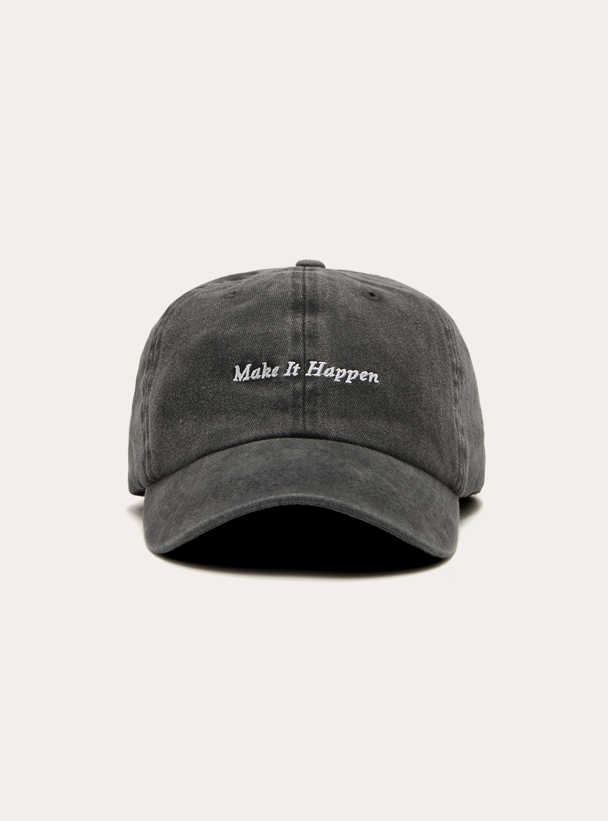 Casquette avec visière et broderie, BK1 BLACK