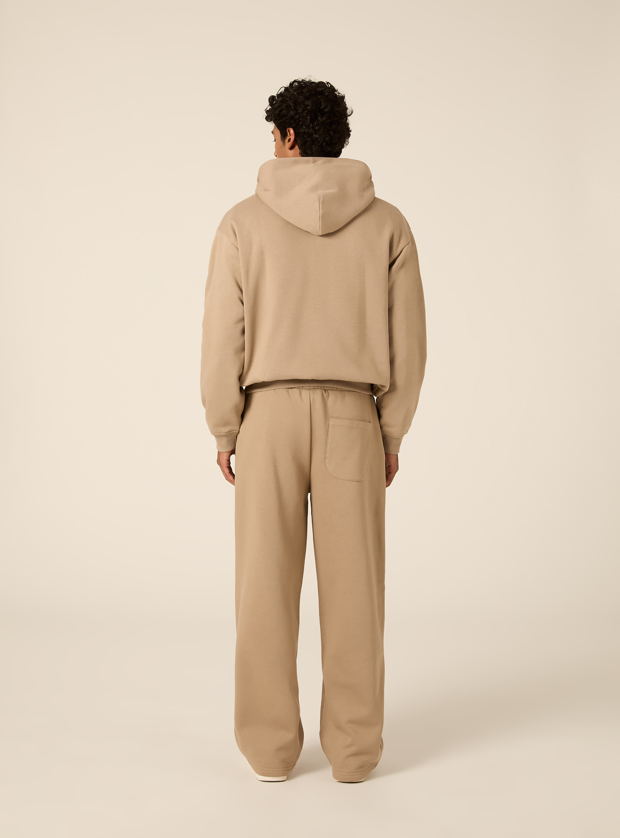 Pantaloni loose in felpa, BG2 BEIGE MEDIUM