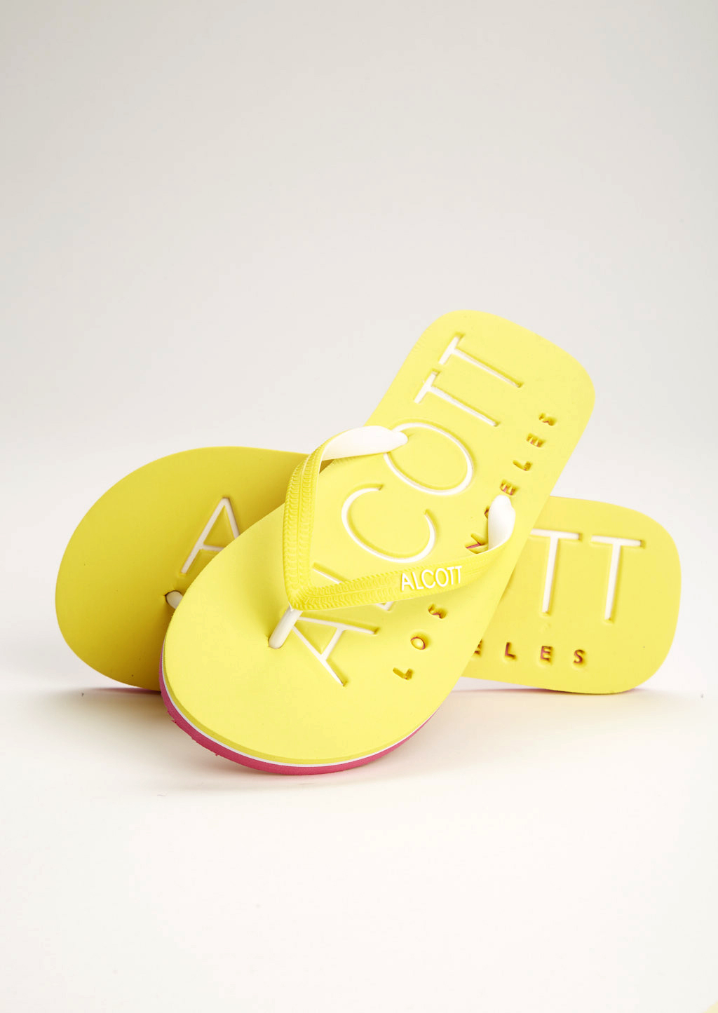 Sandali bassi infradito, C7750 YELLOW