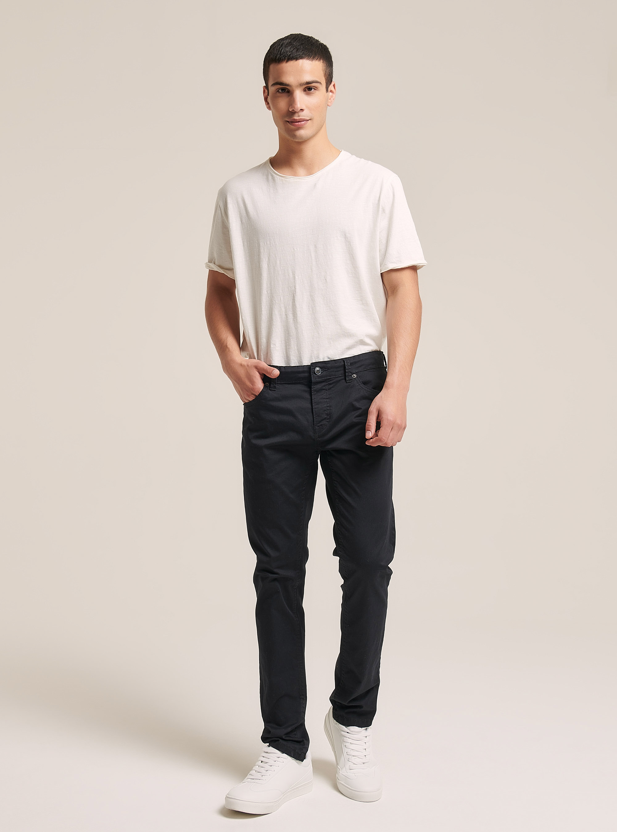 Super skinny trousers, BLACK
