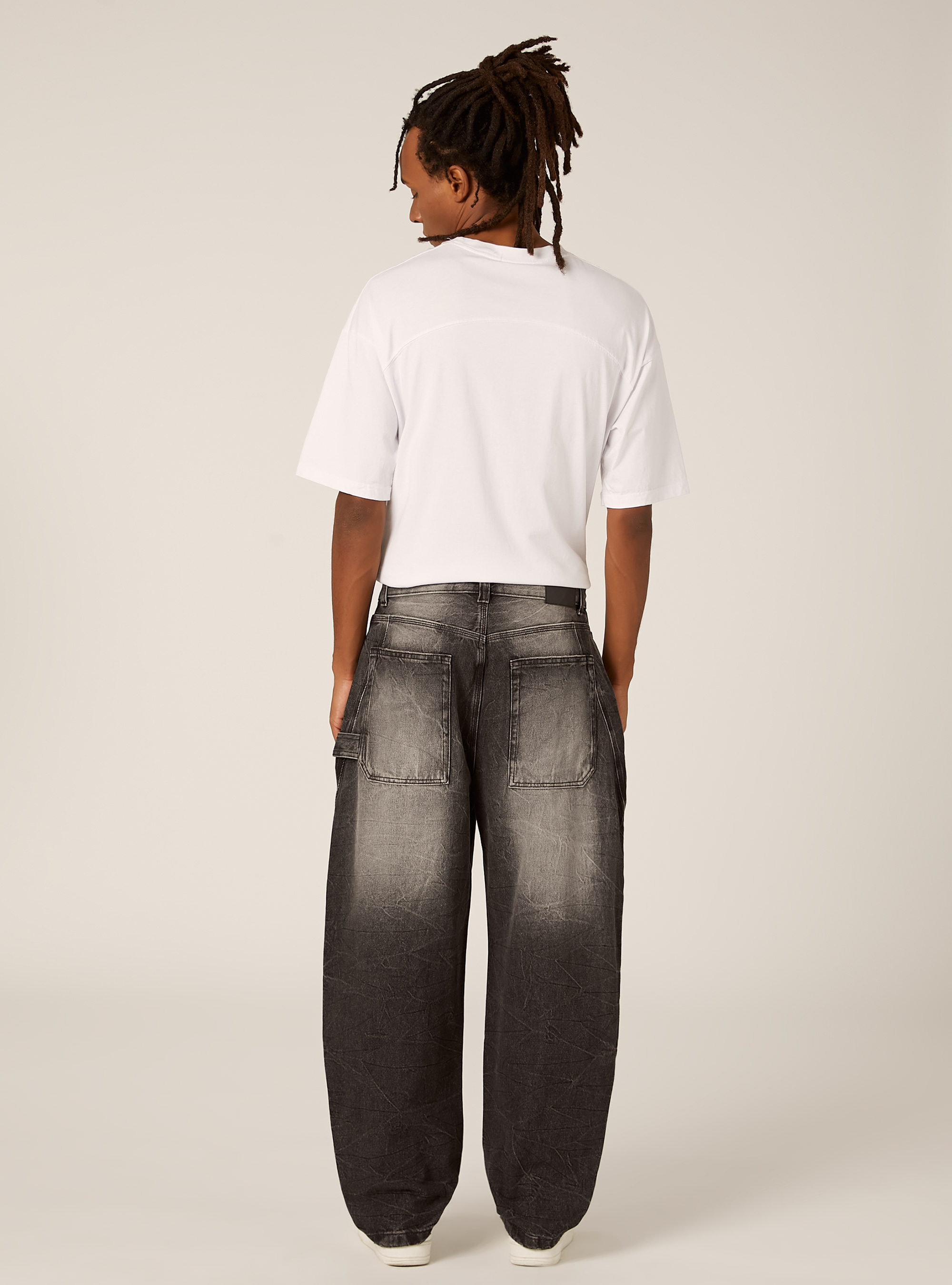 Jeans baloon, D000 BLACK