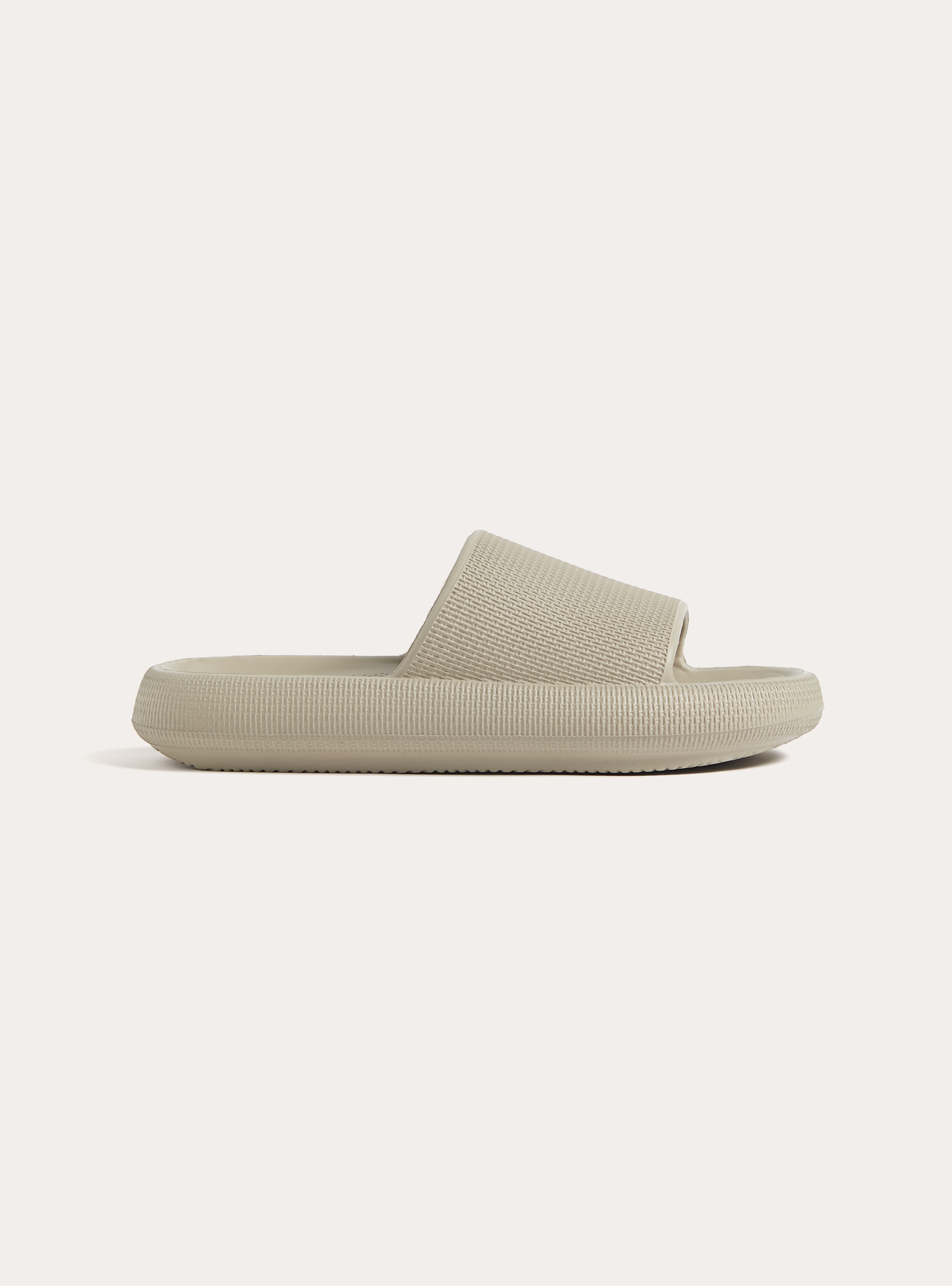 Sandali in gomma, BEIGE MEDIO
