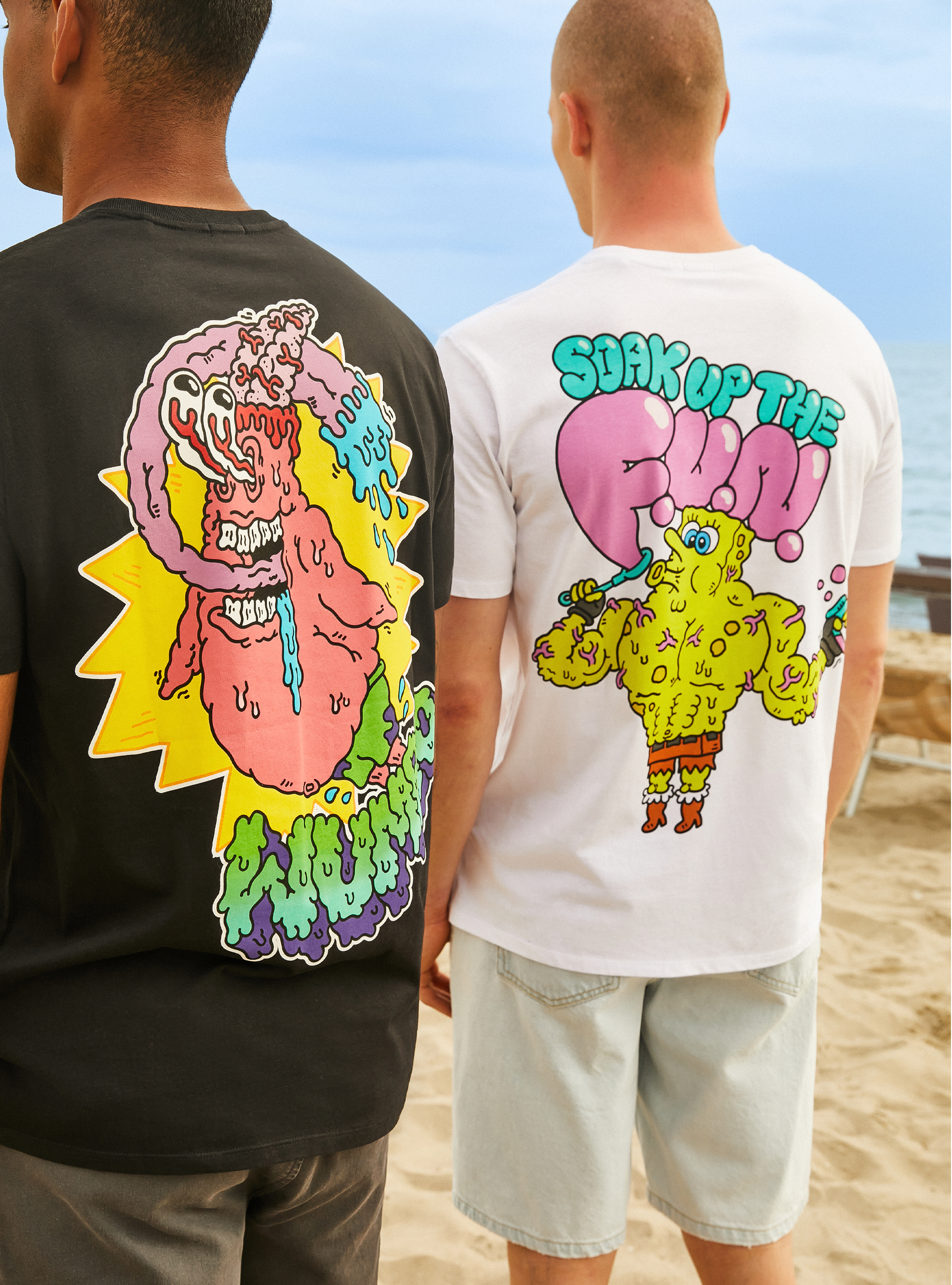 Camiseta Bob Esponja / Alcott, WH3 WHITE