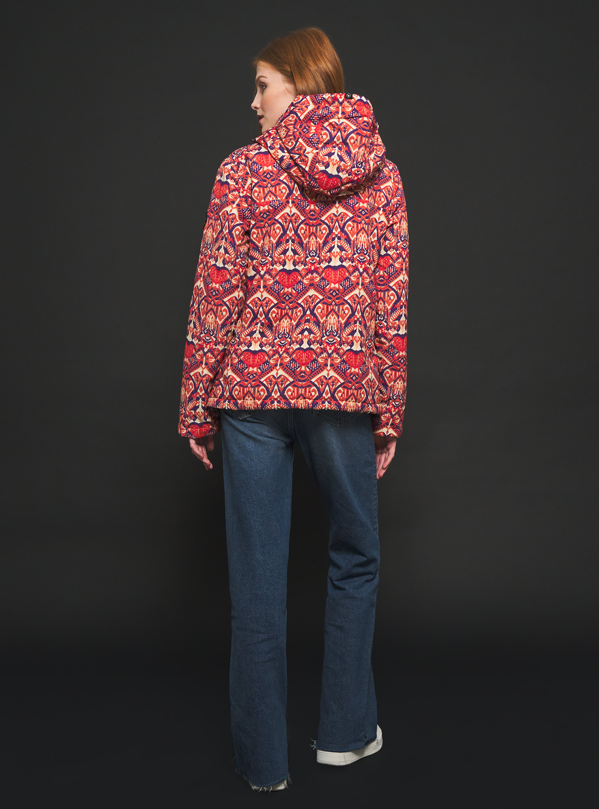 Anorak jacket with recycled padding, OR2 ORANGE MED.