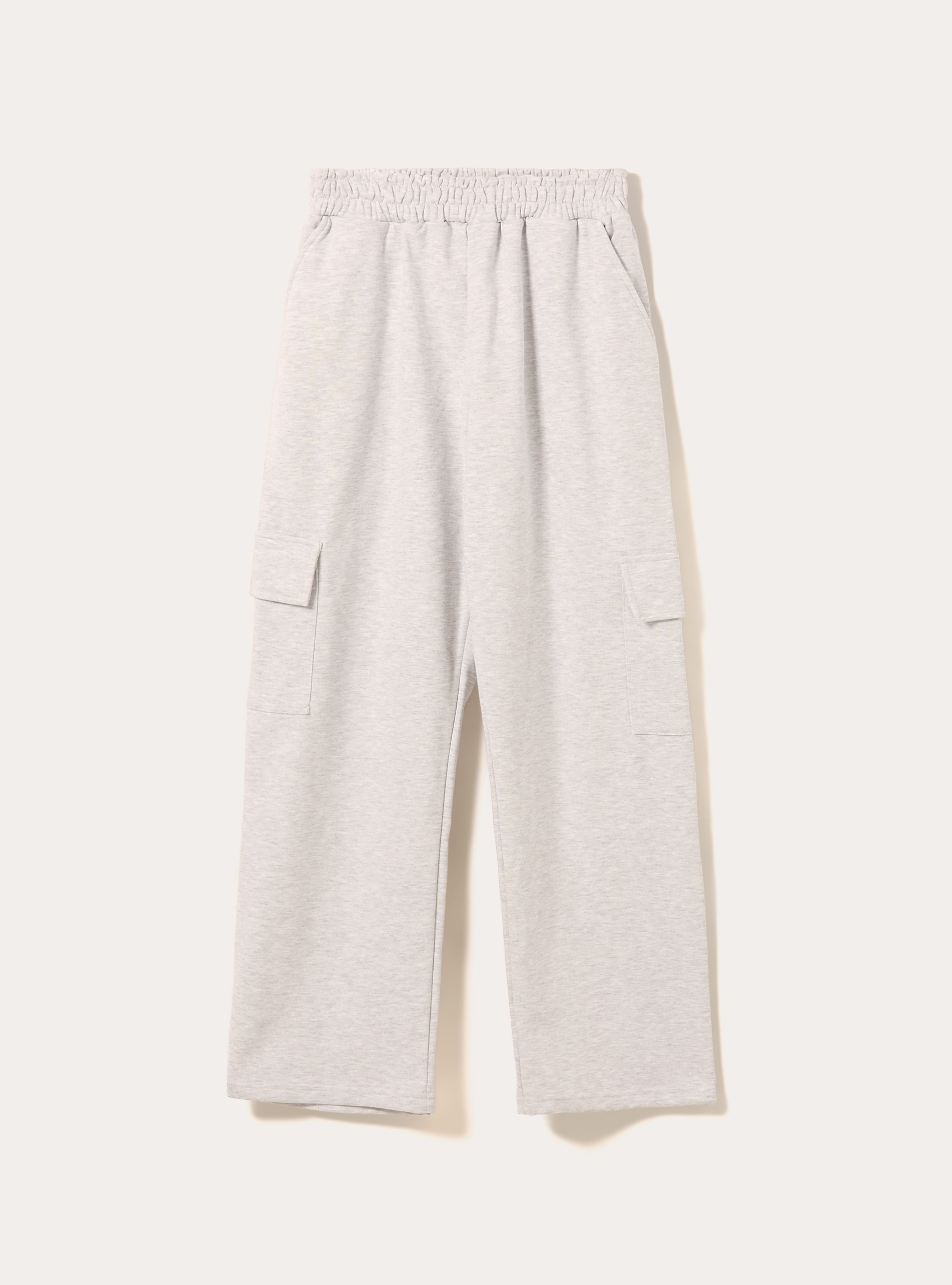 Jogging ample avec grandes poches, MGY3 GREY MEL LIGHT