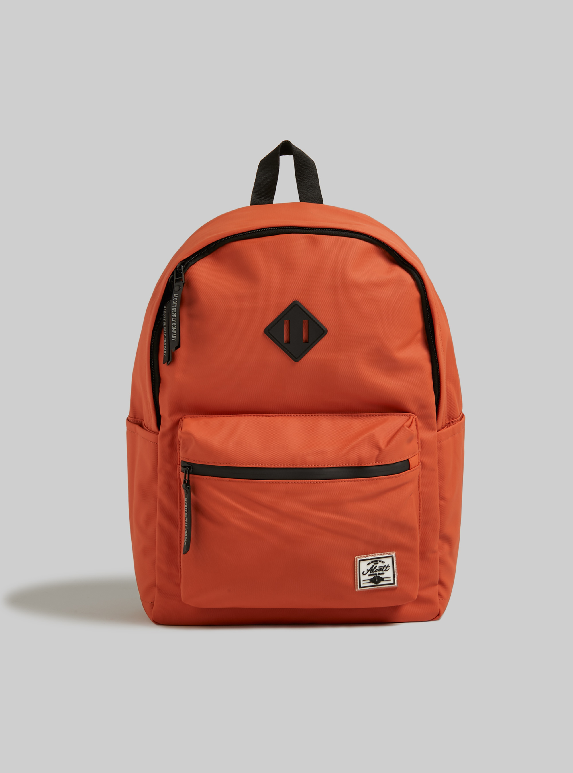 Backpack with contrasting details, OR2 ORANGE MED.