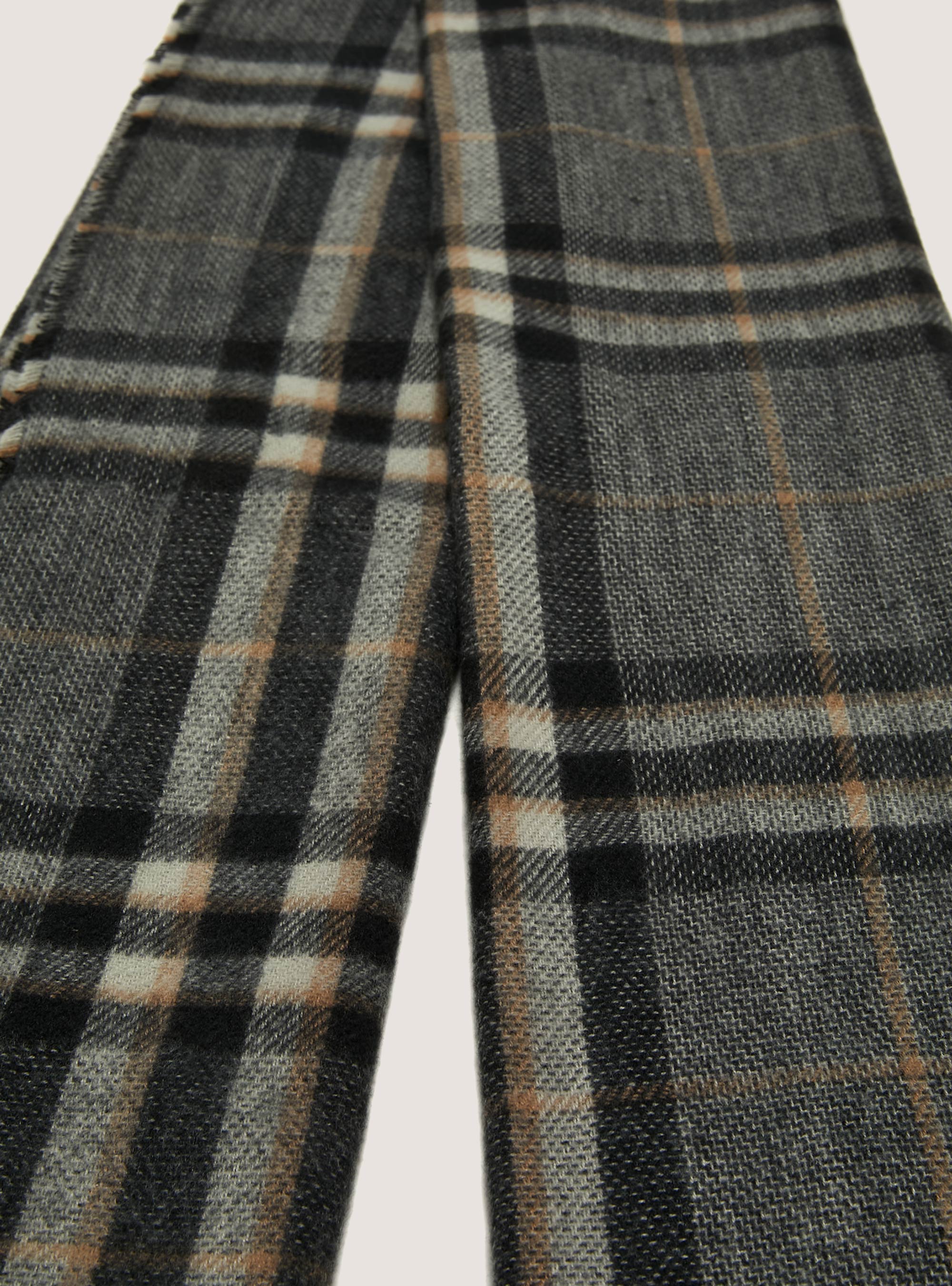 Sciarpa a quadri tartan uomo scozzese blu e rossa made italy - Avantgarde Accessori
