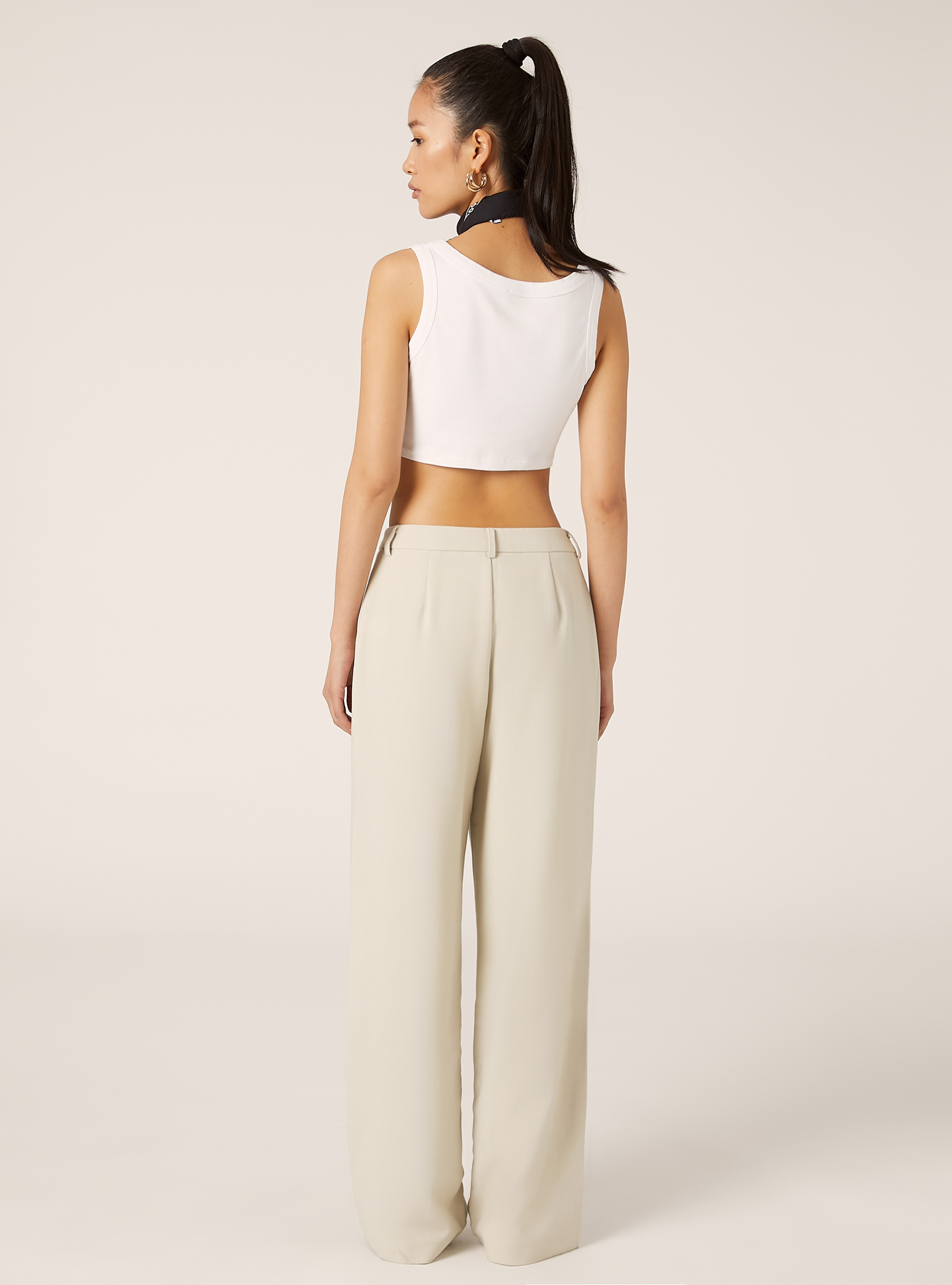 Wide leg pants, BG3 BEIGE LIGHT