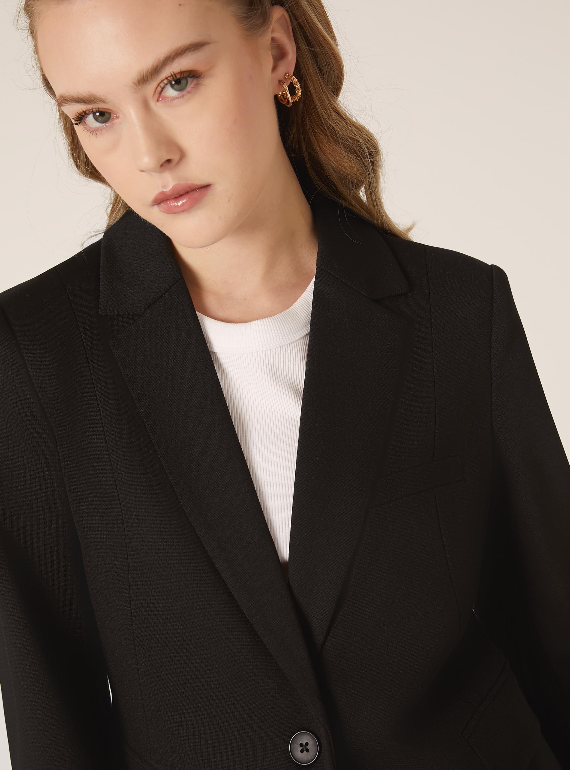 Blazer en jersey, BK1 BLACK