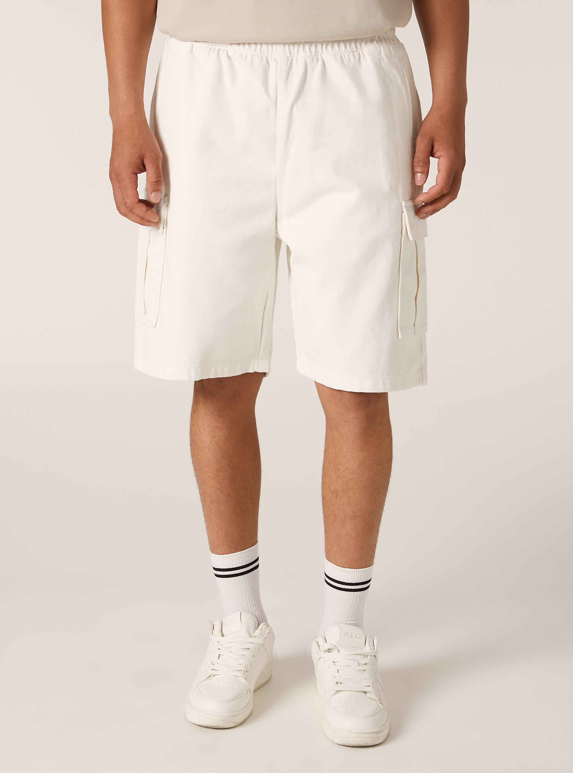 Bermuda cargo en serg&eacute;, WH1 OFF WHITE