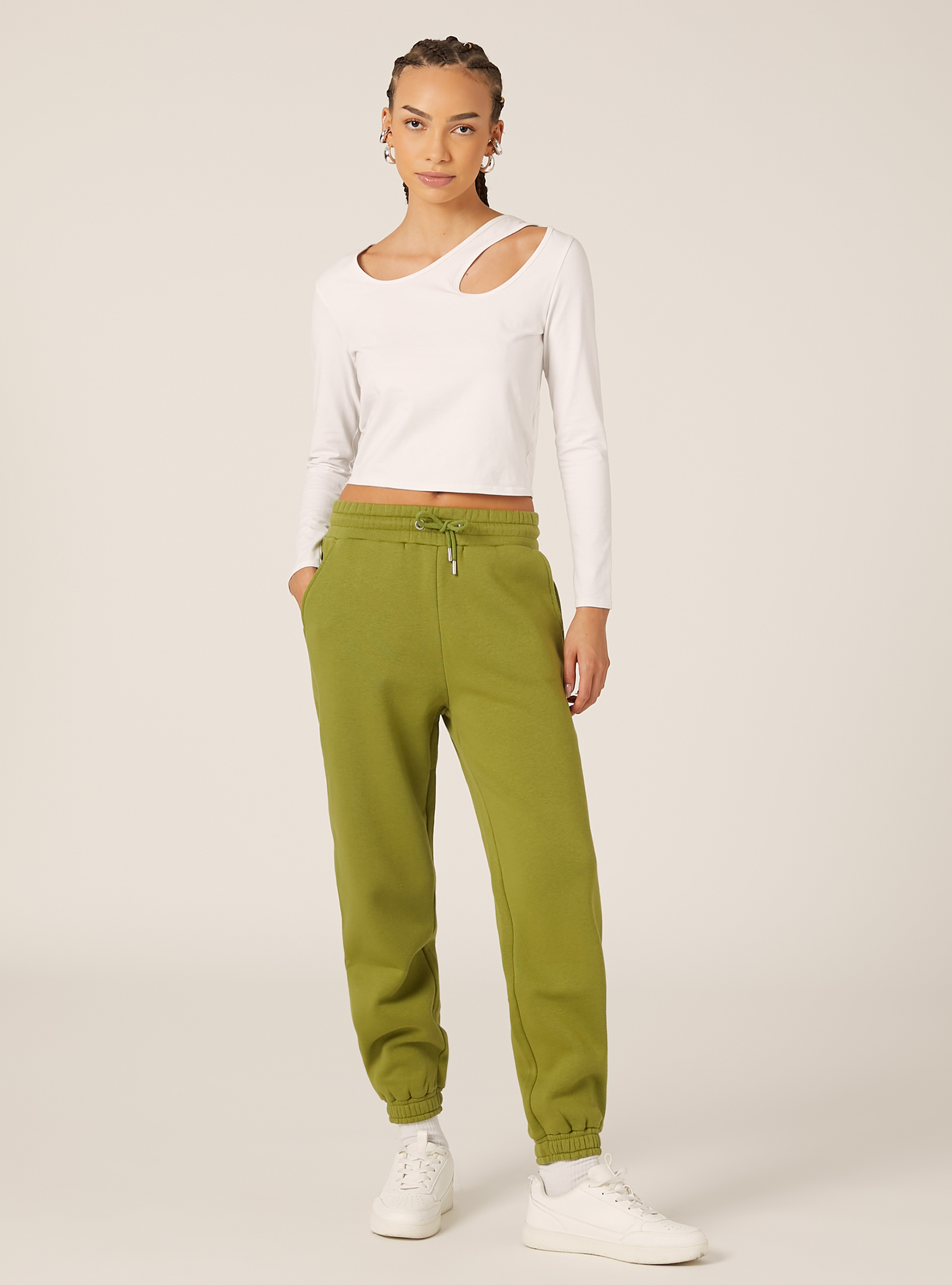 Sweatshirt jogger trousers, GN2 GREEN MEDIUM