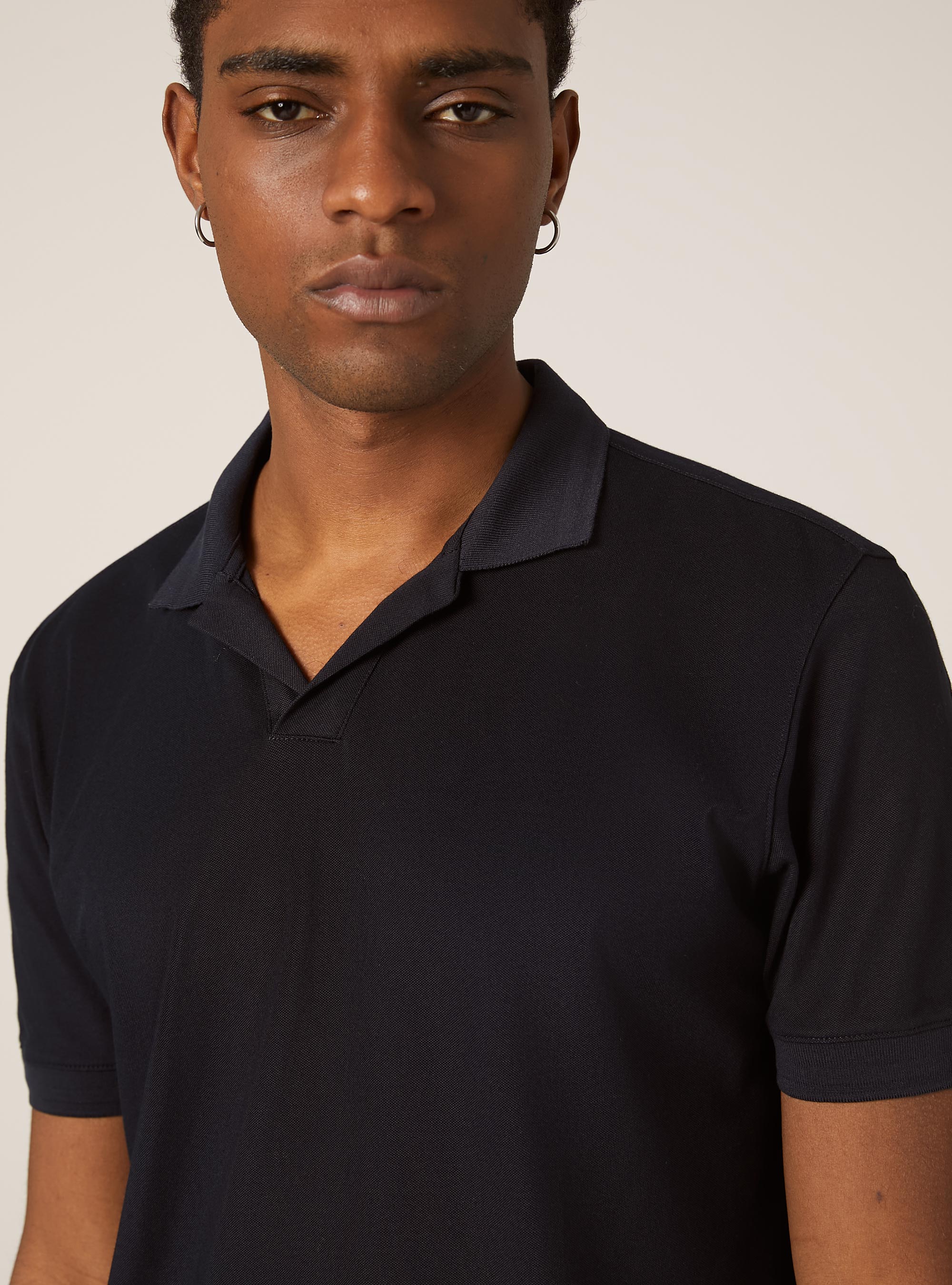 AIRes stretch piquet polo shirt, NA1 NAVY DARK