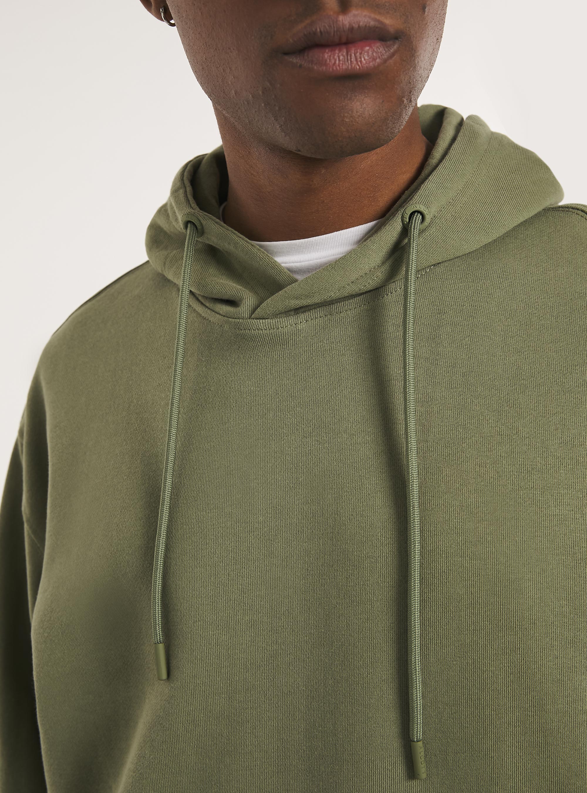 Sweatshirt with hood and pouch pocket, KY2 KAKY MEDIUM