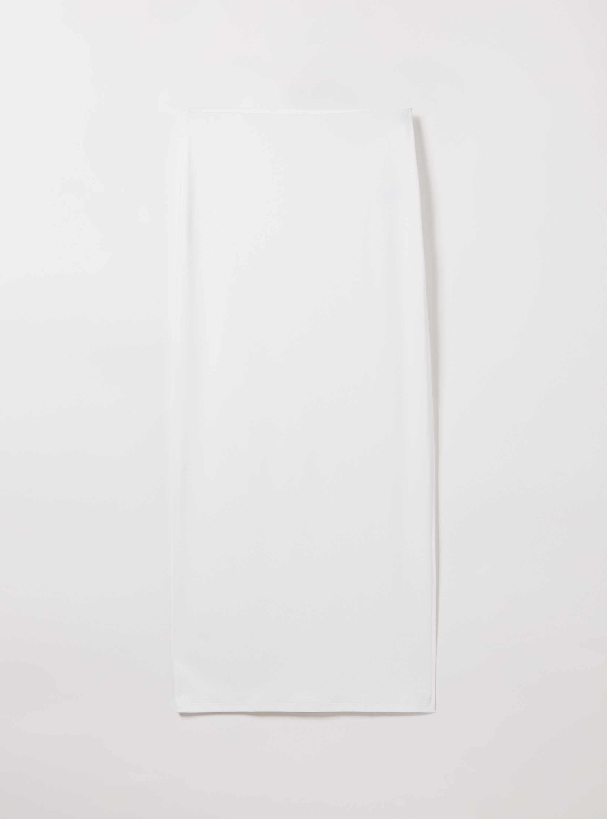 Long skirt with side slit, WH2 WHITE