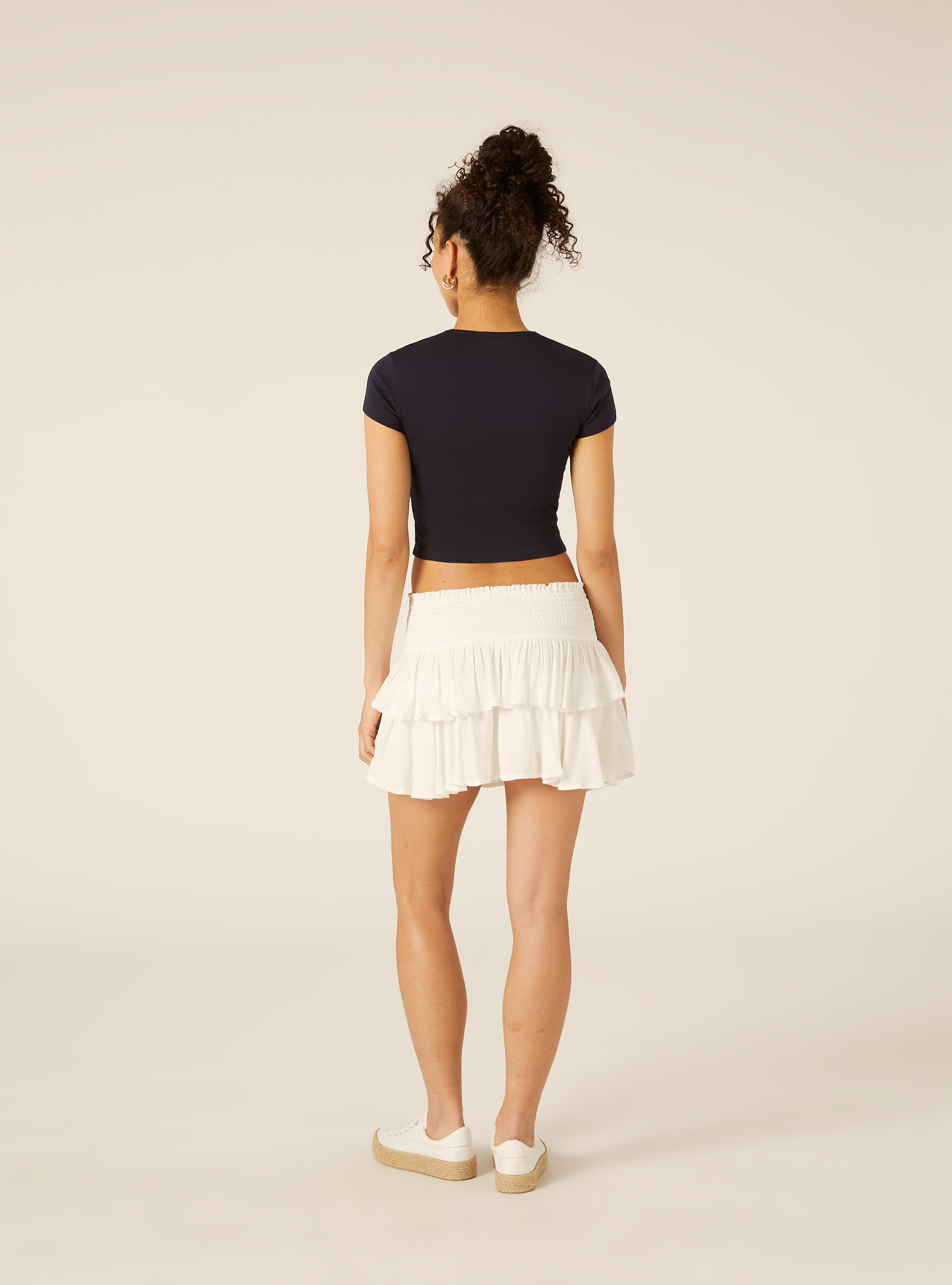 Maglietta in cotone slim fit, NA3 NAVY LIGHT