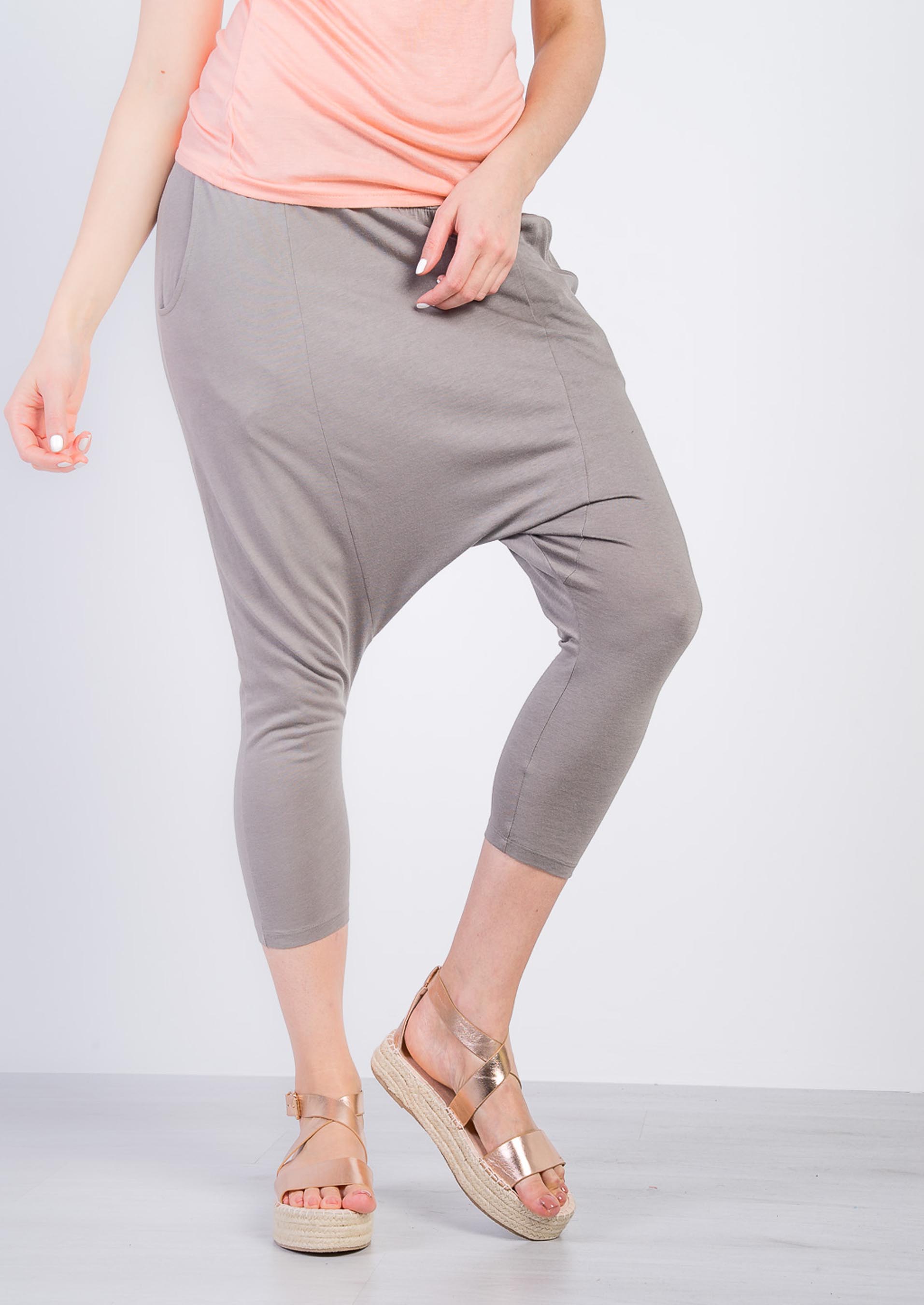 Low-rise trousers, C0571 L. BROWN