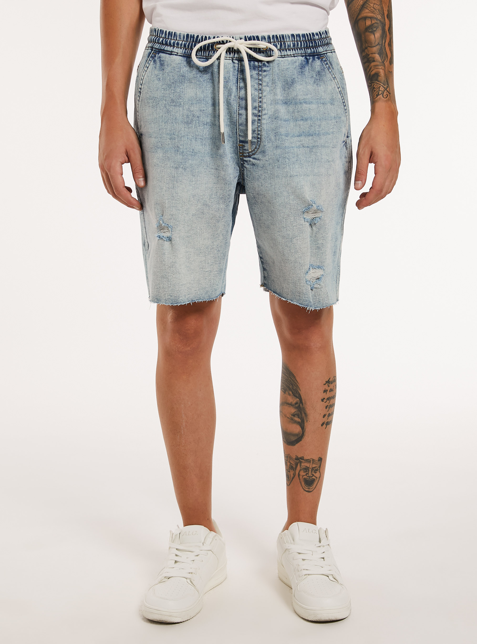 Bermuda jogger, D005 LIGHT BLUE