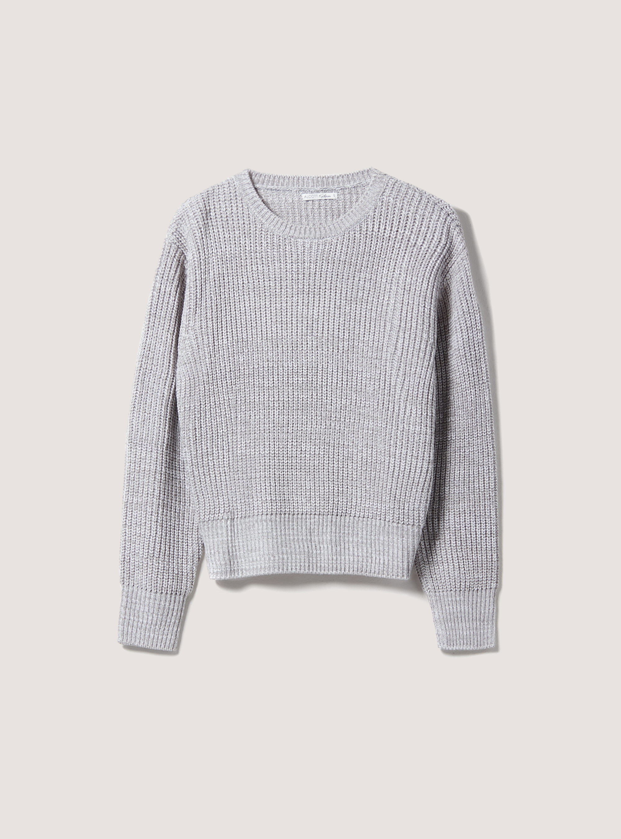 Komfort-Pullover aus englischer Rippe, C184 PEARL