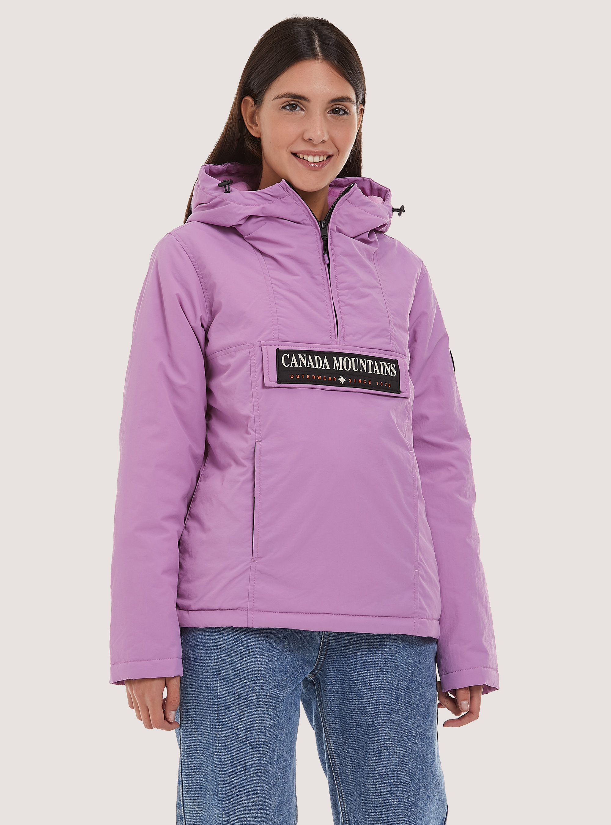 Anorak jacket with recycled padding, LC2 LILLAC MEDIUM