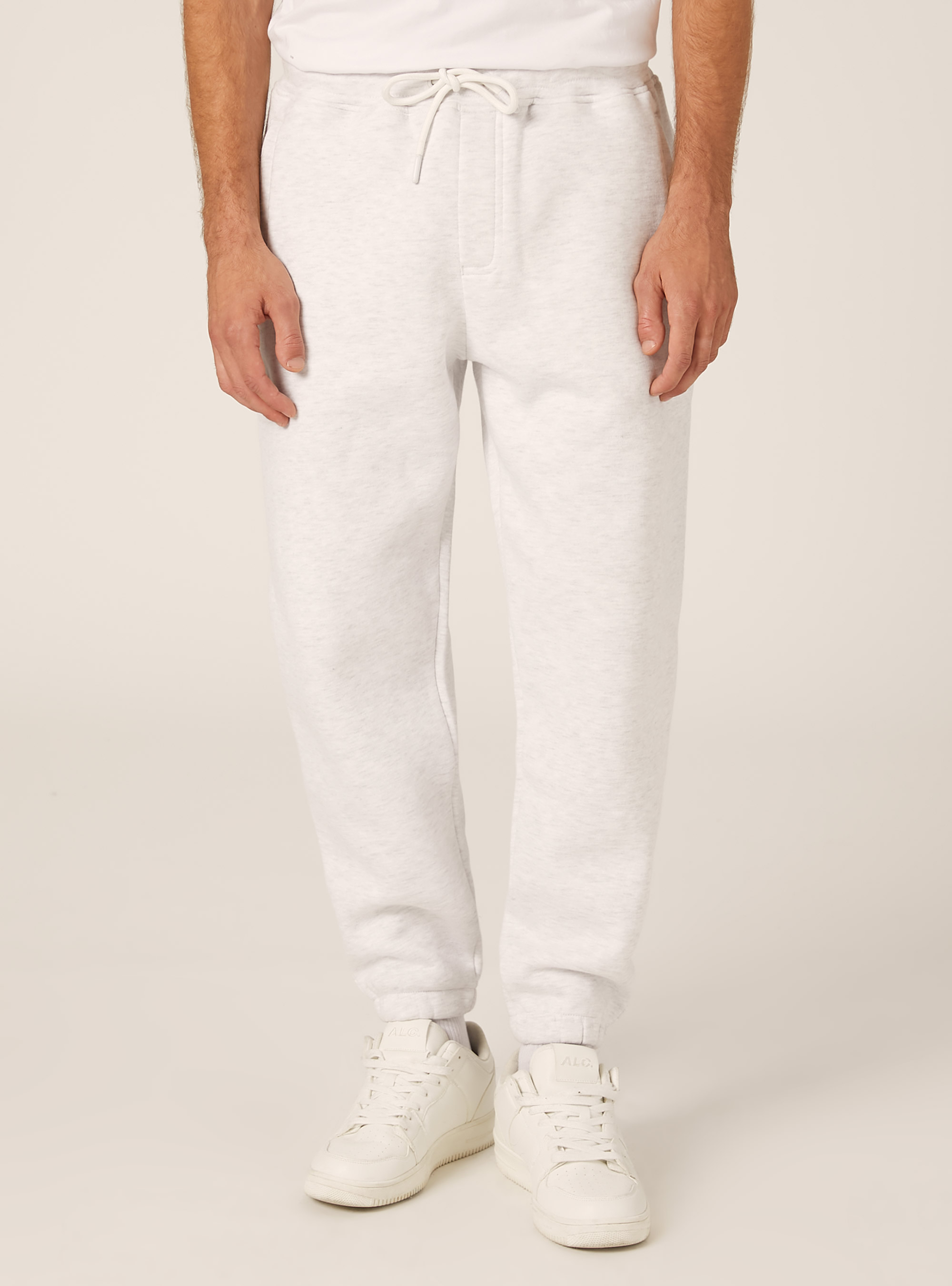 Fleece jogger pants, MGY3 GREY MEL LIGHT