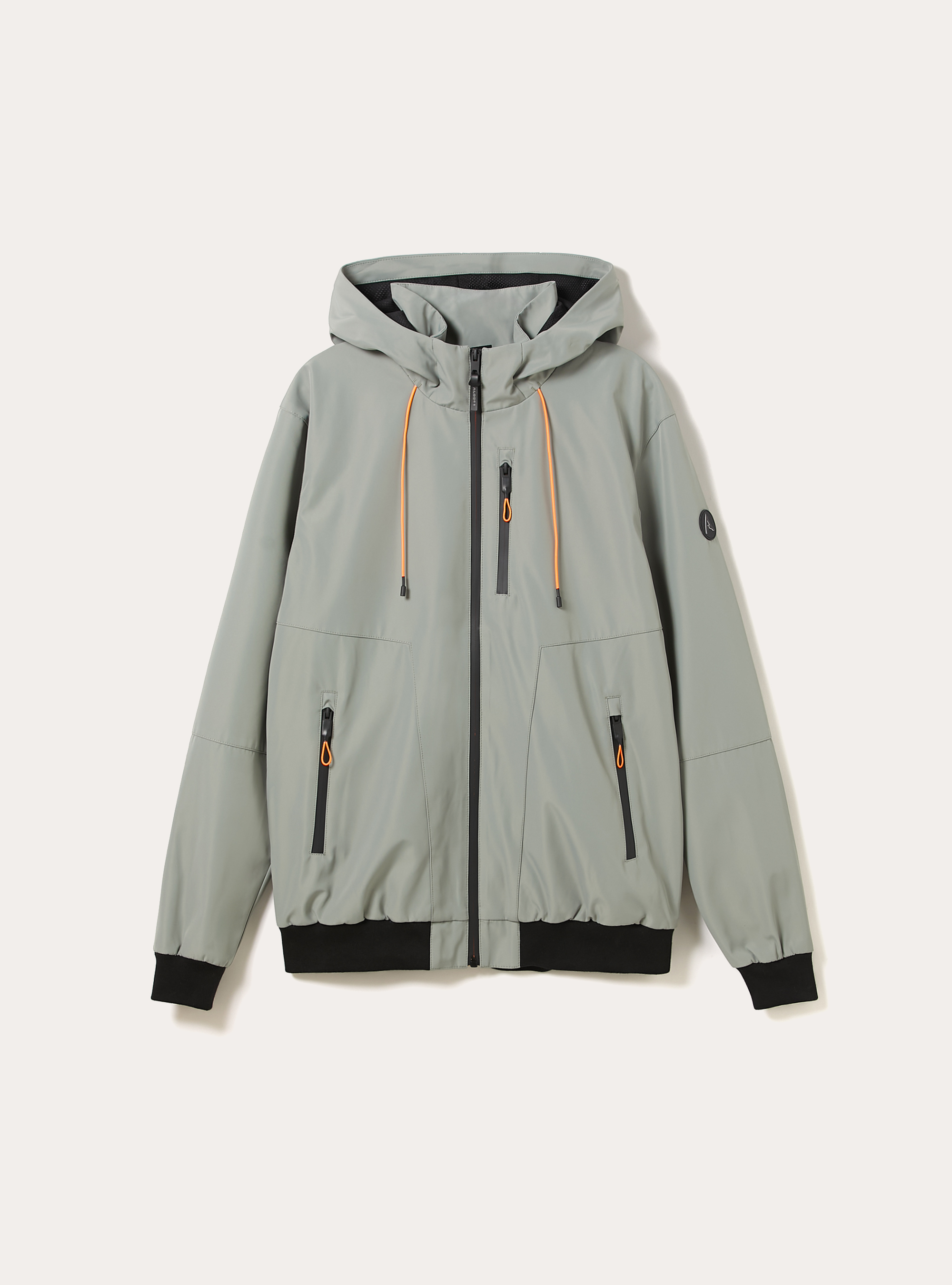 Bomber antivento con cappuccio, SG3 SAGE LIGHT