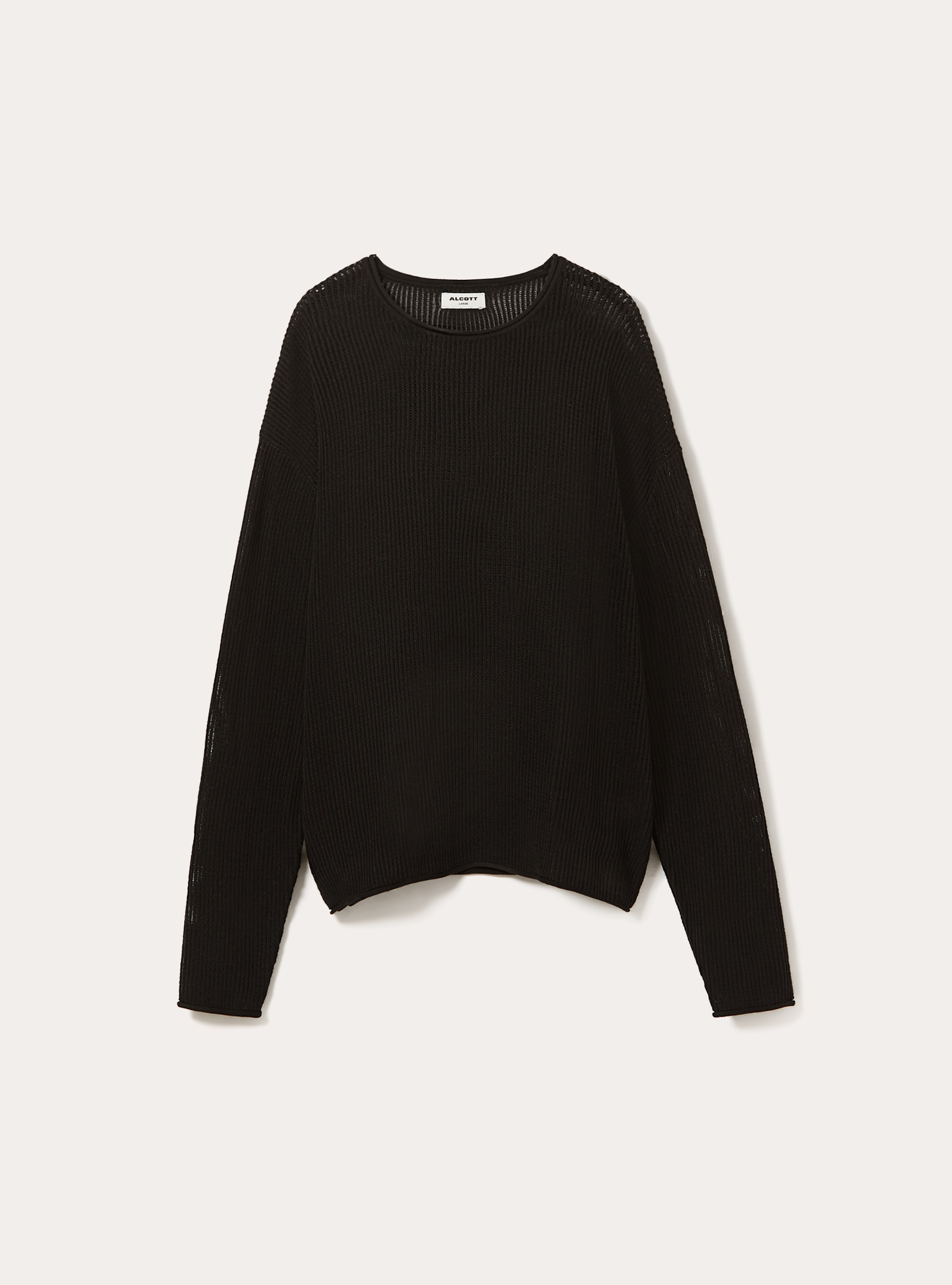 Pull-over perfor&eacute;, BK1 BLACK