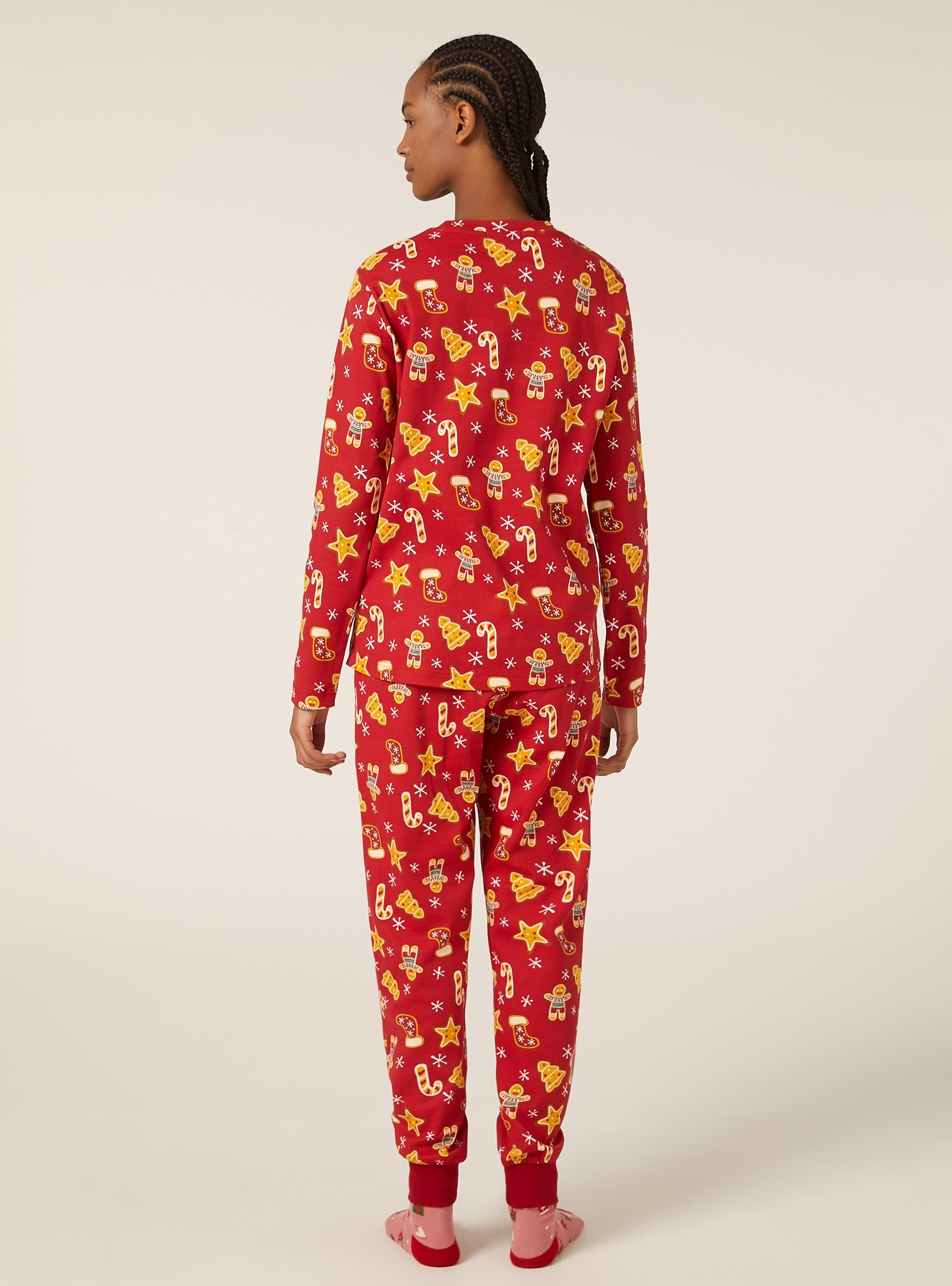 Pyjamas with all over print Christmas Collection, RD2 RED MEDIUM