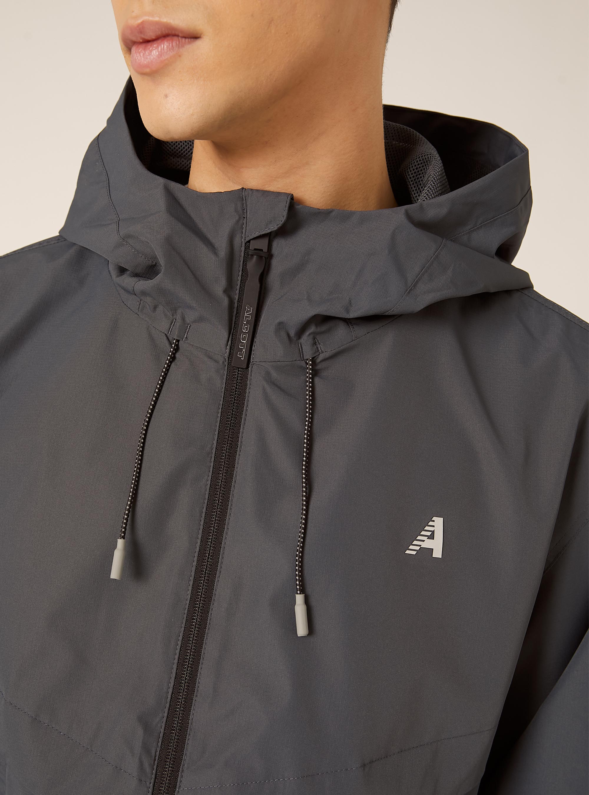 Giubbotto tecnico con cappuccio, OB1 BLUE OIL DARK